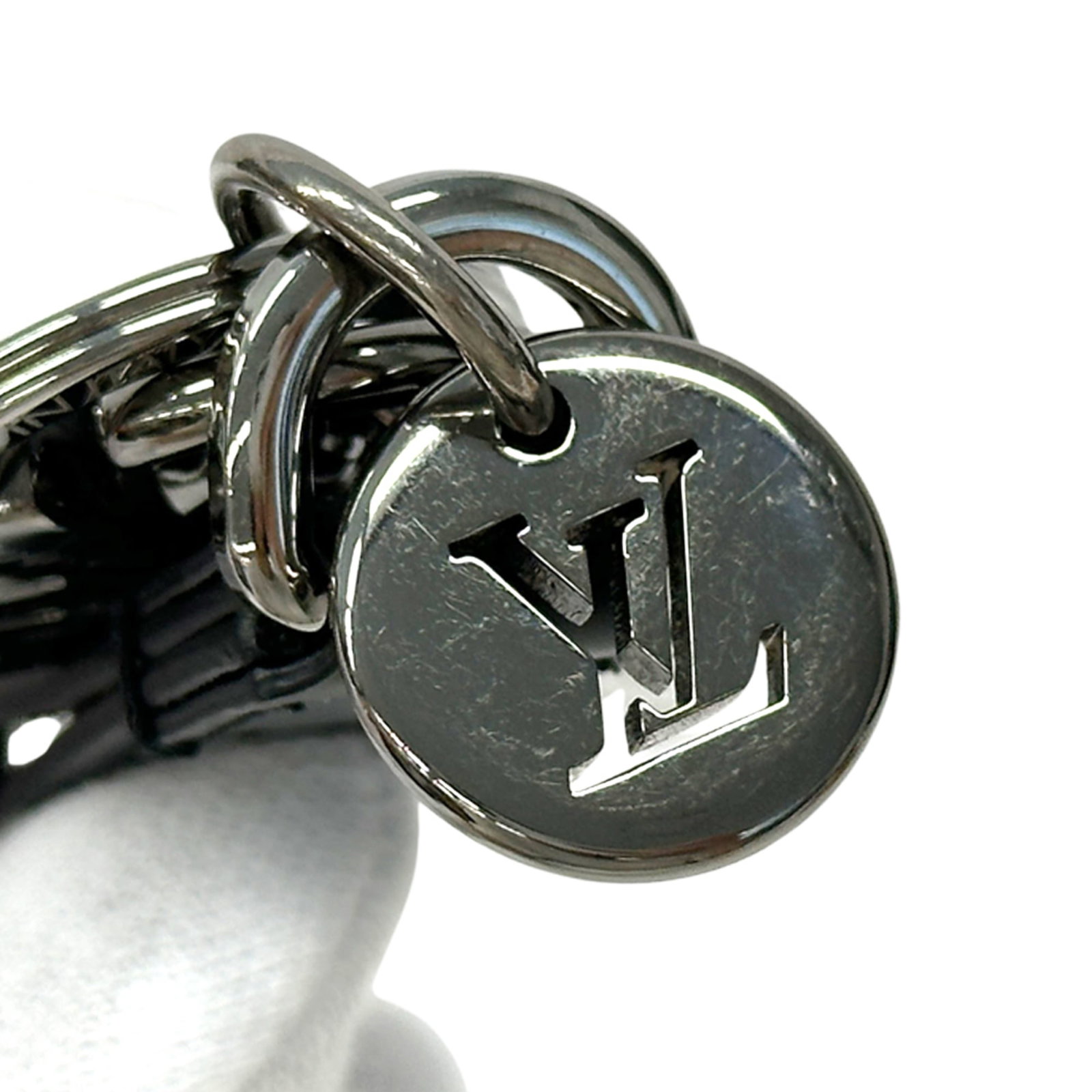 Metal Monogram Louis Vuitton Keyring Eclipse - 6