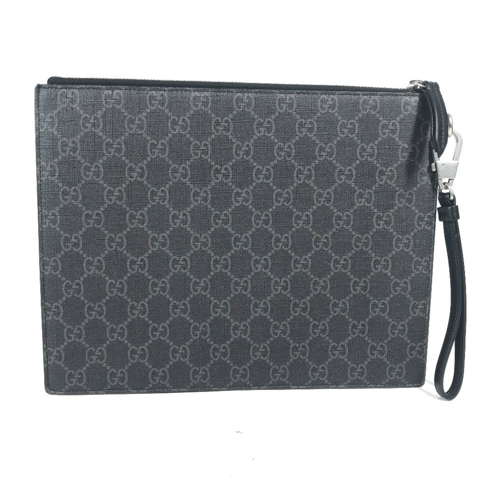 Gucci Bag Pouch Clutch Supreme: Gucci Bag Pouch Clutch Supreme The Gucci Bag Pouch Clutch Supreme boasts a sleek, multi-color design with a zipper closure and card holder pocket. Measuring 21.5cm x 27.5cm x 2.5cm, it's a stylish