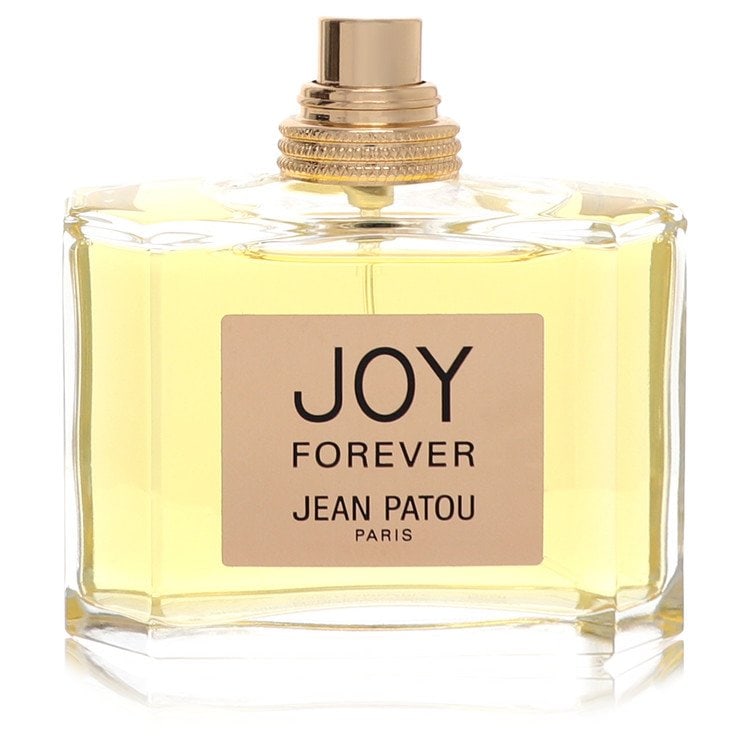 Joy Forever by Jean Patou Eau De Toilette Spray (Tester) 2.5 oz: Joy Forever by Jean Patou Eau De Toilette Spray (Tester) 2.5 oz Peach and mandarin orange top notes introduce Joy Forever, a rich Oriental fragrance with strong floral accords. This scent features bas