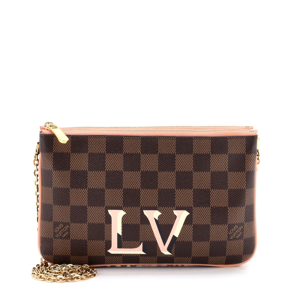 Louis Vuitton Double Zip Pochette Damier (1 of 7)