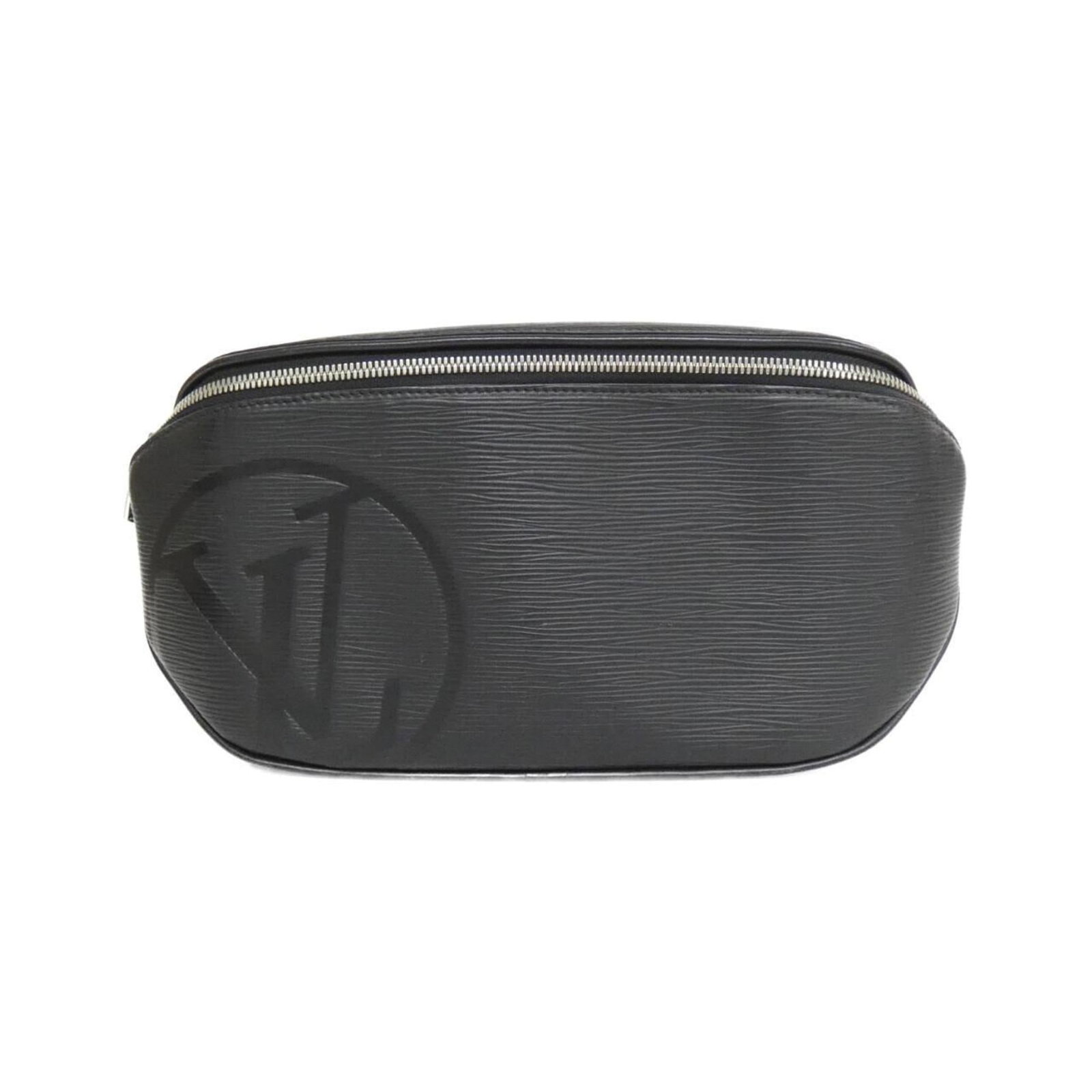 Shoulder Bag Leather Louis Vuitton: Shoulder Bag Leather Louis Vuitton Black leather Louis Vuitton shoulder bag with silver hardware, measuring 16cm x 33cm x 3cm. Made from high-quality calf leather, this classic design features a