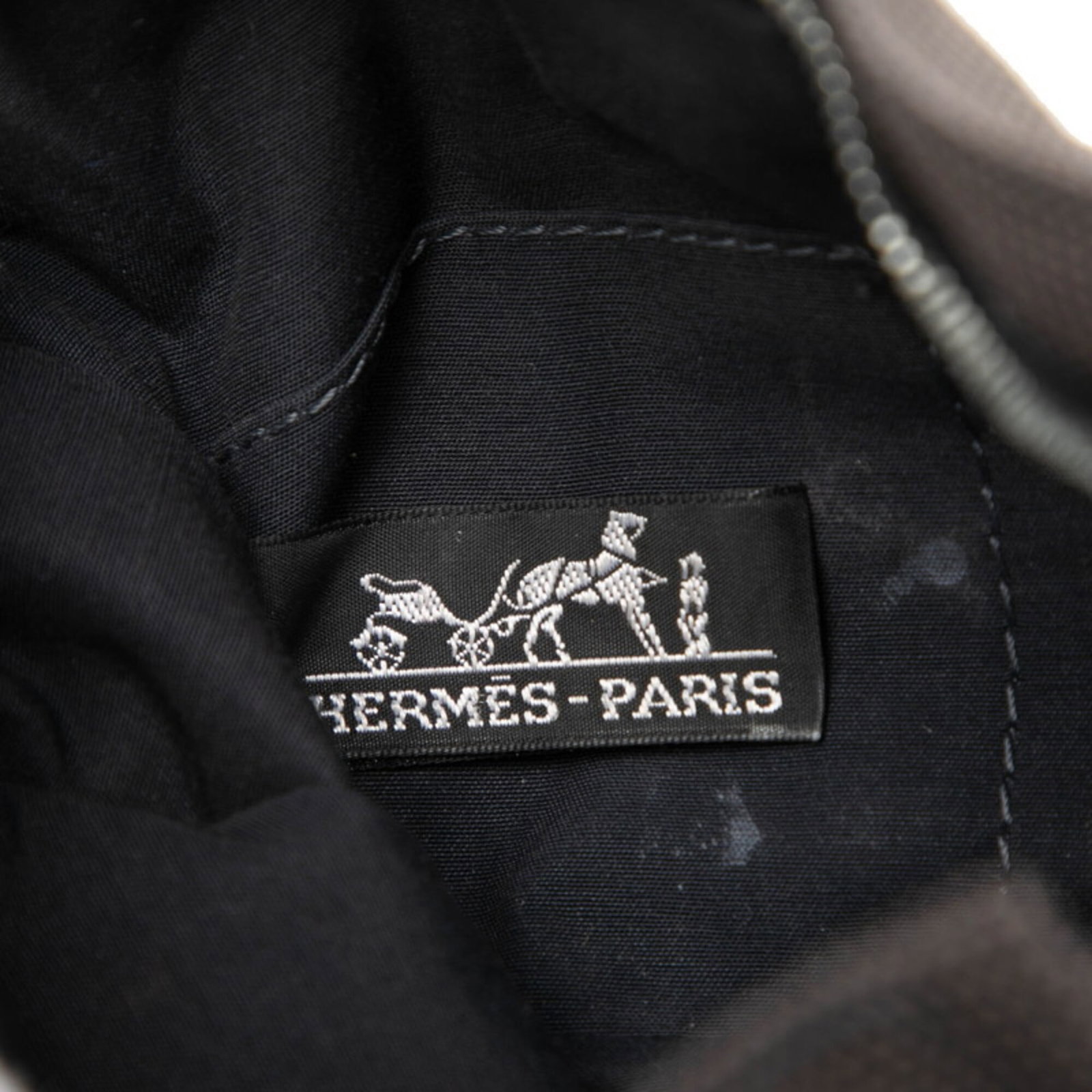 Polyester polyamide handbag pouch by Hermes - 5