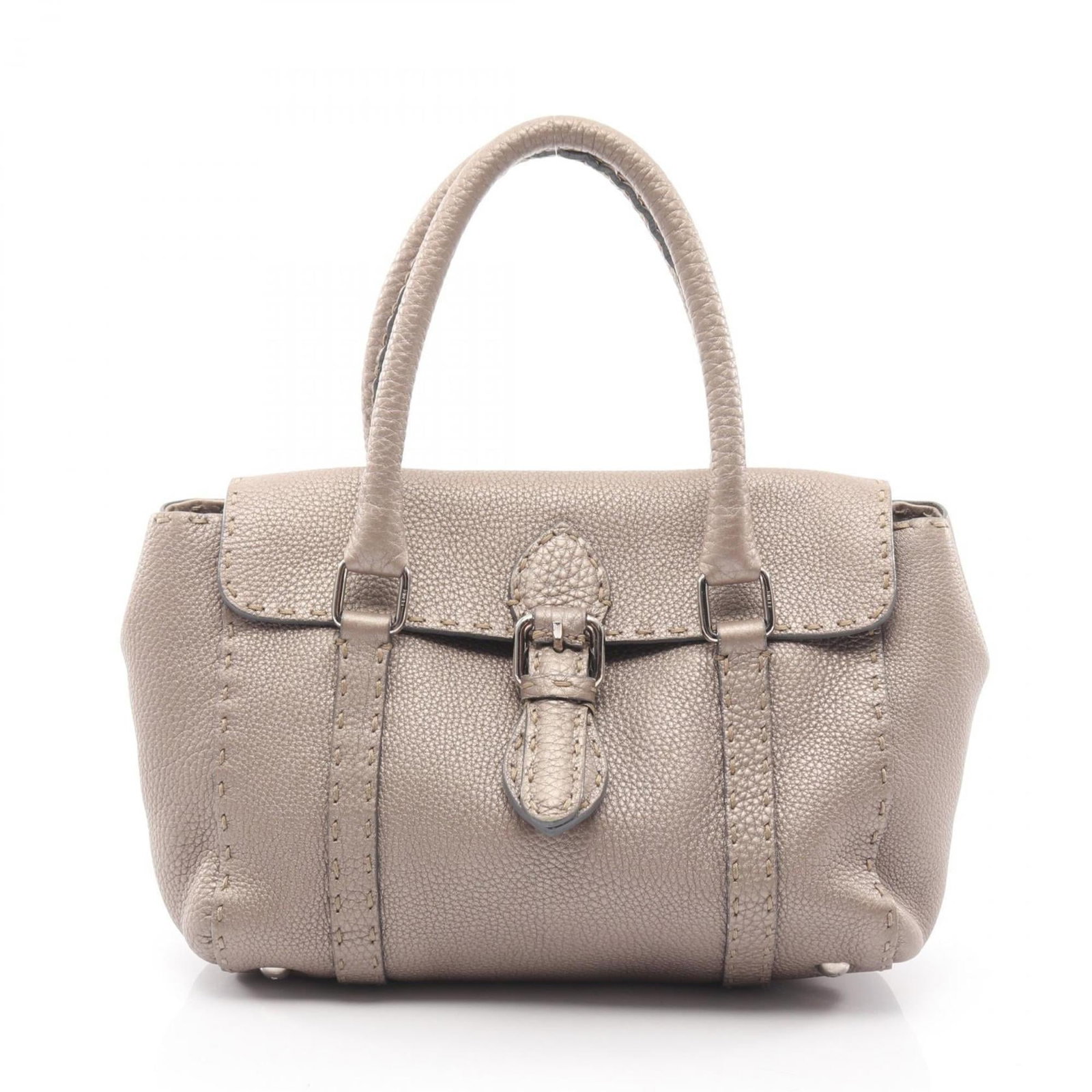 Fendi Handbag Leather: Fendi Handbag Leather Beige Fendi Handbag Leather. Made from high-quality leather, this women's handbag measures 18cm x 23cm x 10cm and features a classic design. The bag bears a signature without