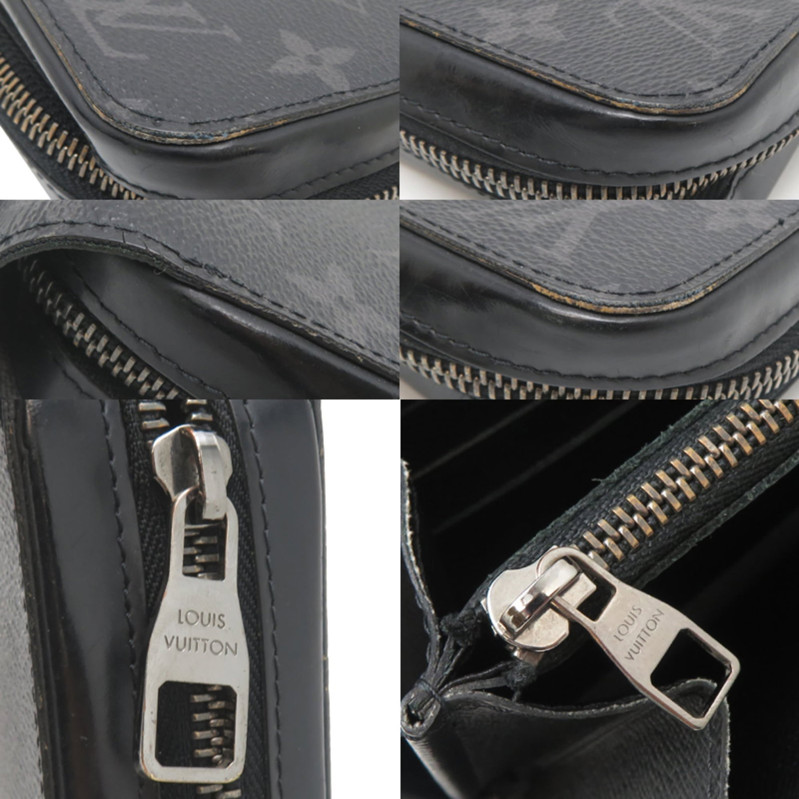 Monogram Eclipse Louis Vuitton Clutch Bag - 10