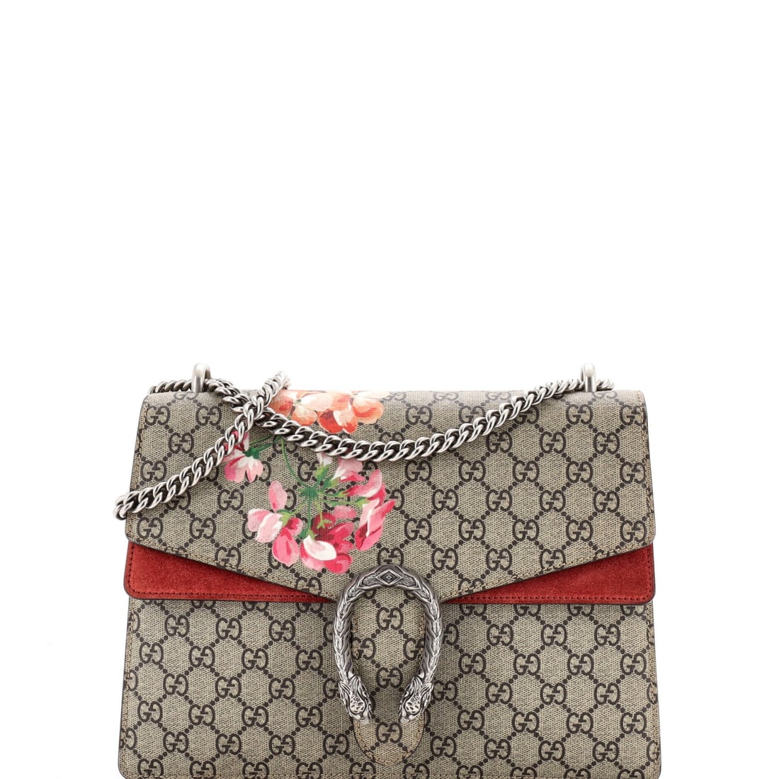 Canvas Coated Blooms Print GG Gucci Bag Dionysus Medium: Canvas Coated Blooms Print GG Gucci Bag Dionysus Medium Canvas Coated Blooms Print GG Gucci Bag Dionysus Medium - A stylish and unique medium-sized shoulder bag with a canvas coated exterior in