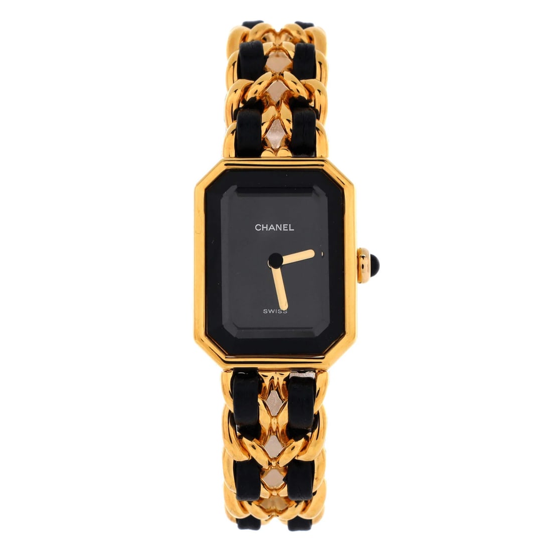 Metal Quartz Plated Watch Leather Chanel 20: Metal Quartz Plated Watch Leather Chanel 20 Metal Quartz Plated Watch Leather Chanel 20 features a plated-Yg case and leather band, with a classic design and elegant black color. The watch boasts a qu