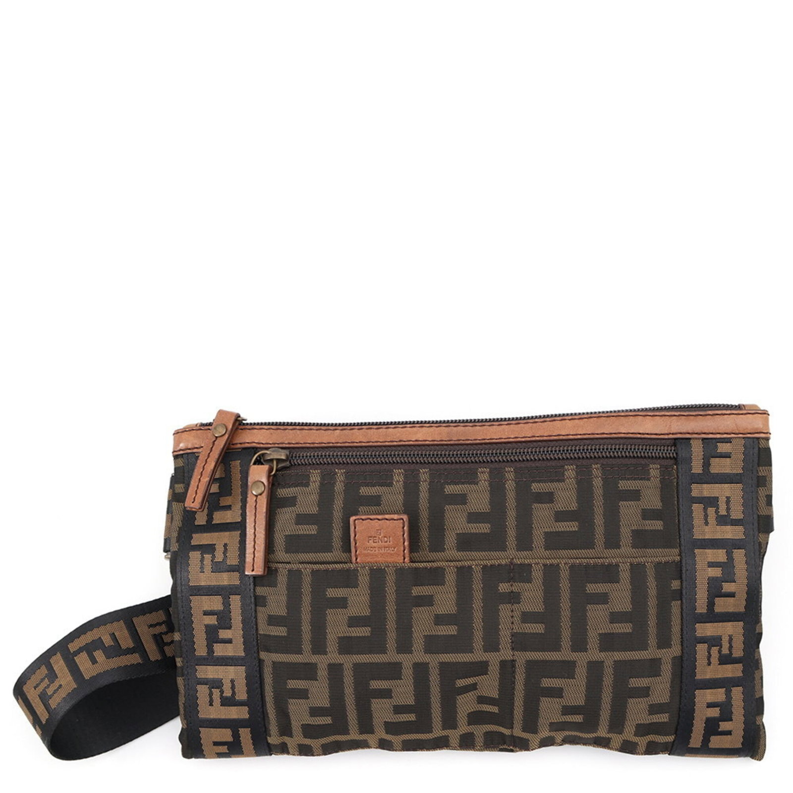 Canvas sling bag from Fendi: Canvas sling bag from Fendi Canvas sling bag from Fendi, featuring high-quality canvas material and a classic design. This stylish bag measures 17cm x 29cm and boasts a timeless brown color. With its