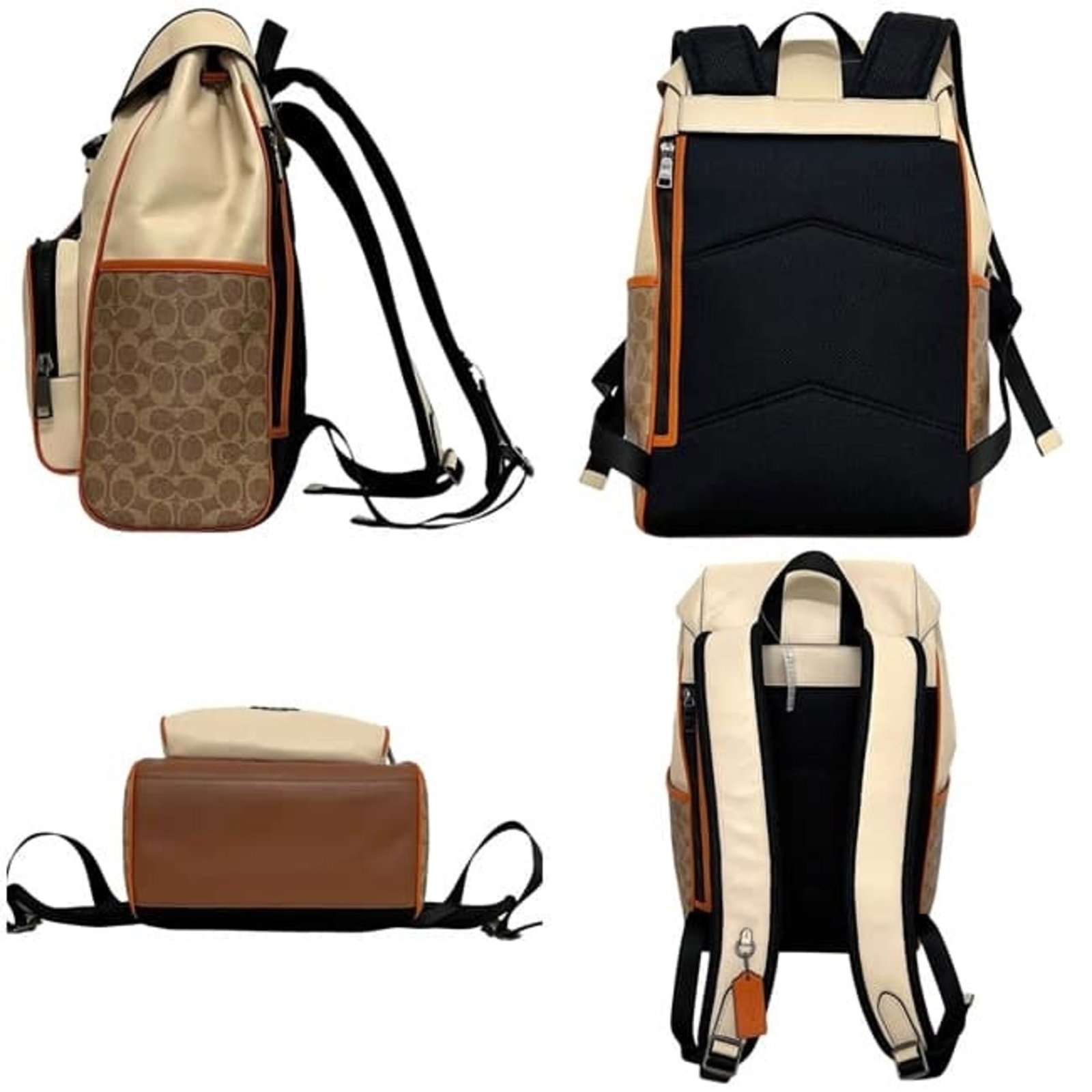 Backpack Leather Coach - 3