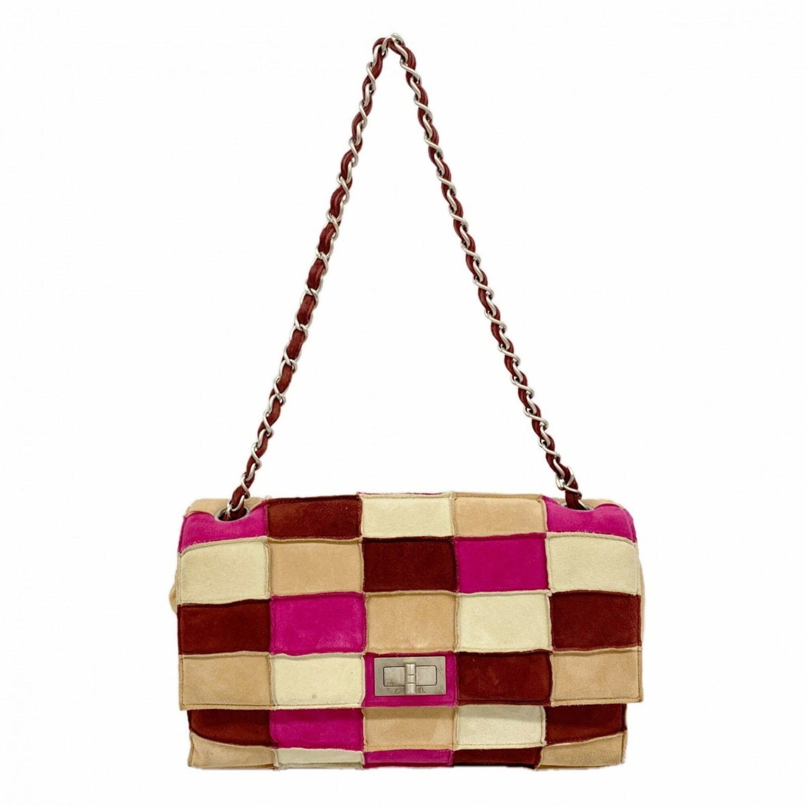 Suede Chanel Bag Shoulder: Suede Chanel Bag Shoulder Suede Chanel Bag Shoulder - A statement piece with its multi-color design and silver hardware, this shoulder bag boasts a sleek, sophisticated look. Made from high-quality