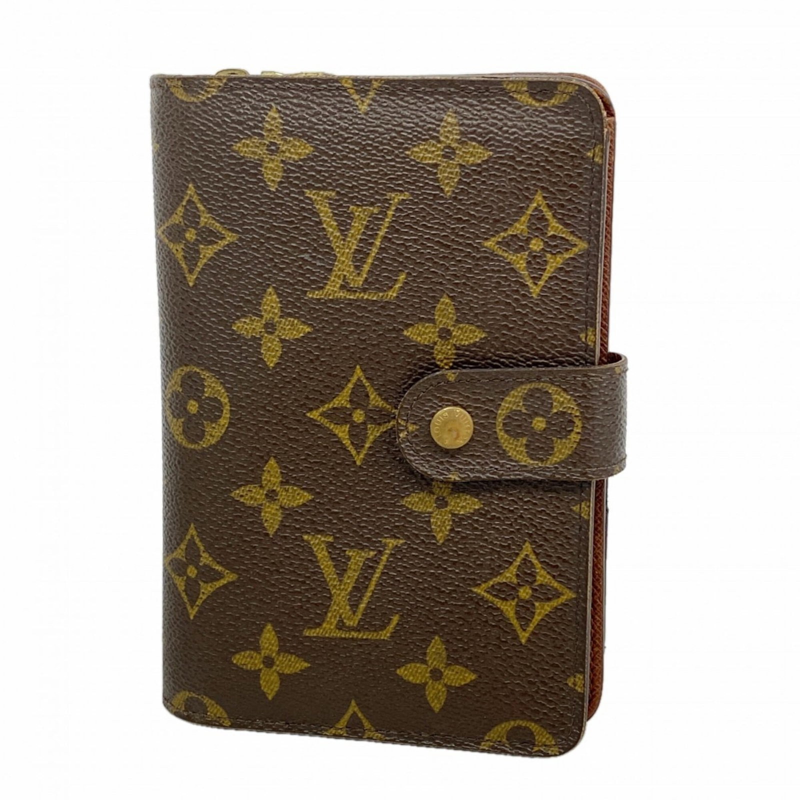 Vuitton Louis Wallet Bi Fold: Vuitton Louis Wallet Bi Fold Brown Louis Vuitton bi-fold wallet with classic design and signature monogram pattern. Measuring 15.5cm x 11cm x 3cm, it features a timeless style that complements