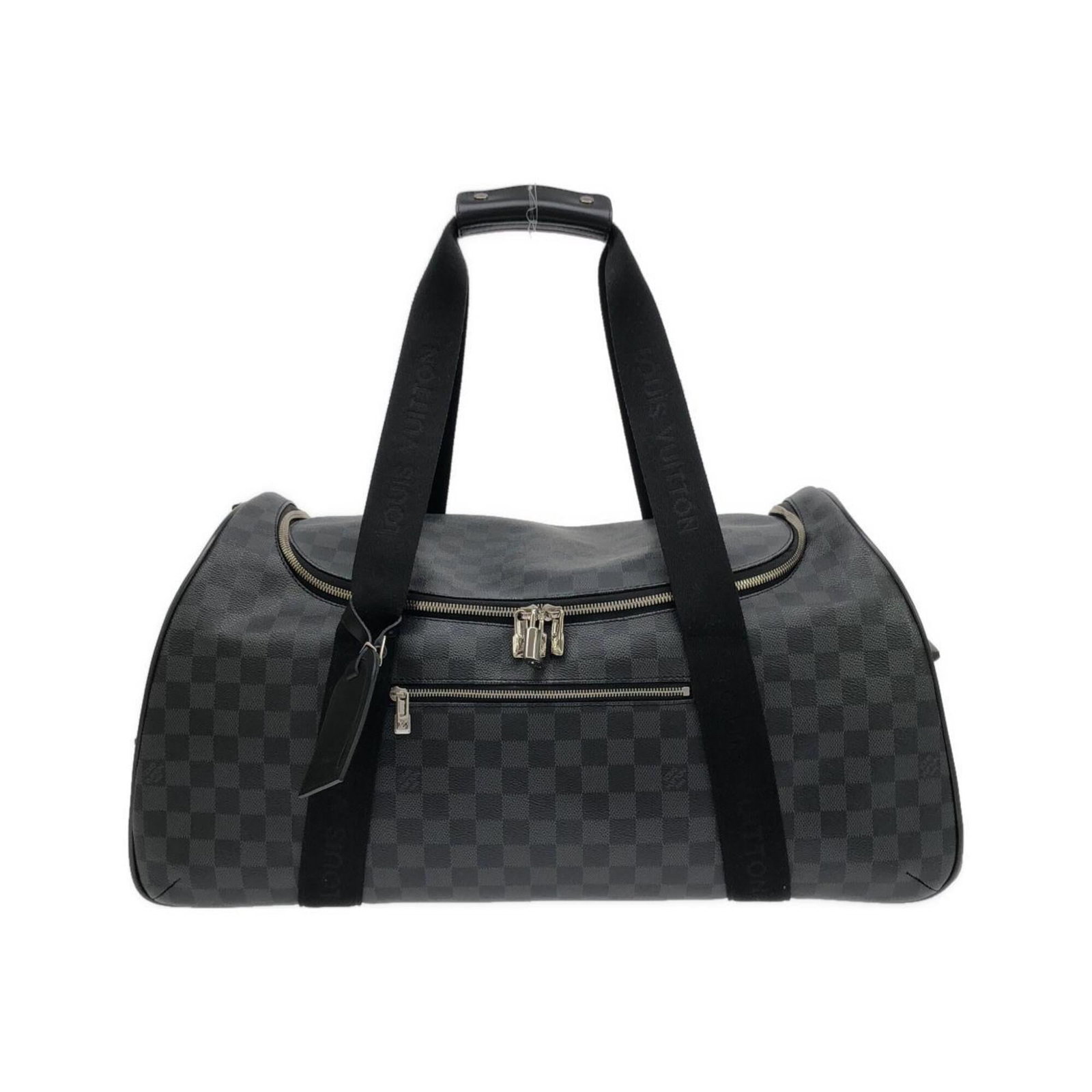 Boston Bag Coated Canvas by Louis Vuitton: Boston Bag Coated Canvas by Louis Vuitton Boston Bag Coated Canvas by Louis Vuitton - A sleek and sophisticated design, this Boston bag boasts a unique coated canvas material that adds an extra layer 