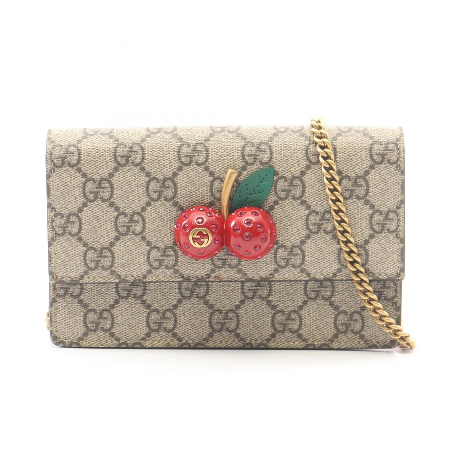 PVC Coated Canvas Leather Gucci Bag Shoulder: PVC Coated Canvas Leather Gucci Bag Shoulder PVC coated canvas and leather materials create a unique blend in this Gucci shoulder bag. The beige, brown, and red color options offer versatility for