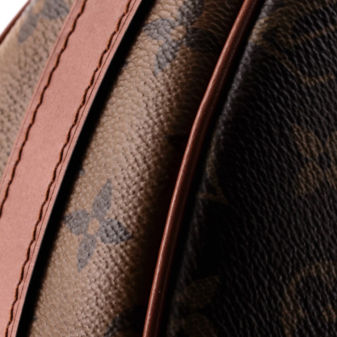Monogram Canvas Reverse Louis Vuitton Hobo Loop - 7