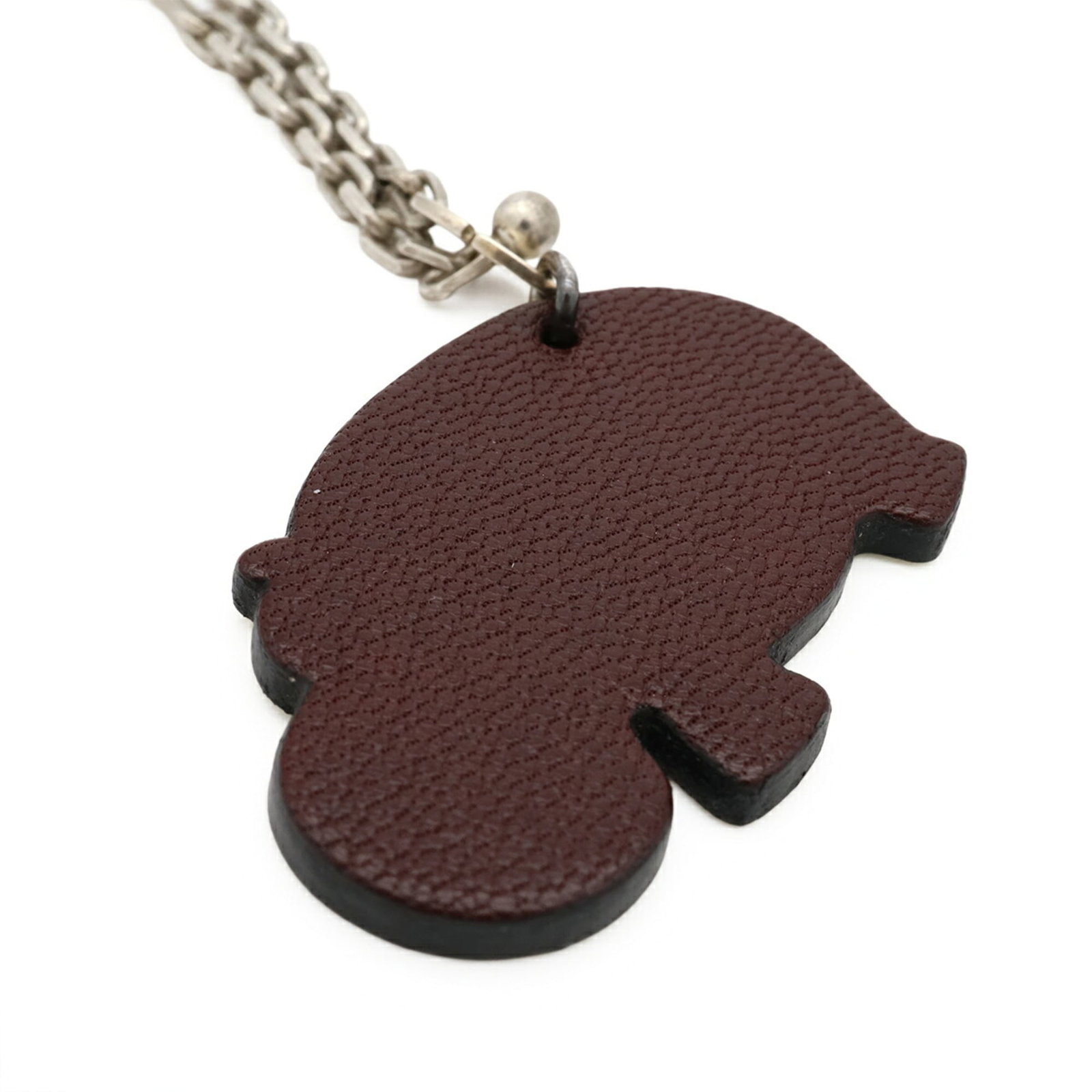 Chevre Leather Keyring Hermes - 4