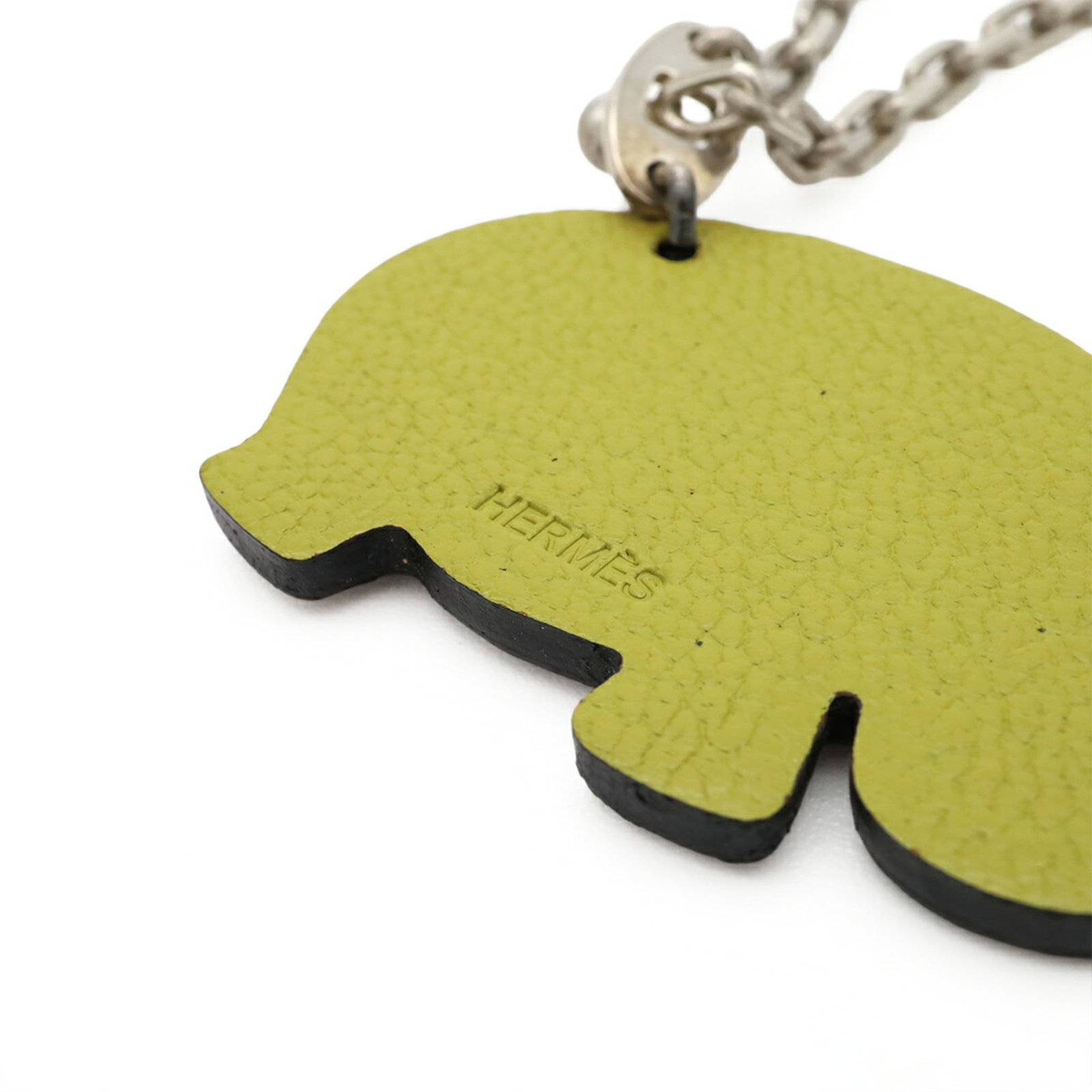 Chevre Leather Keyring Hermes - 5