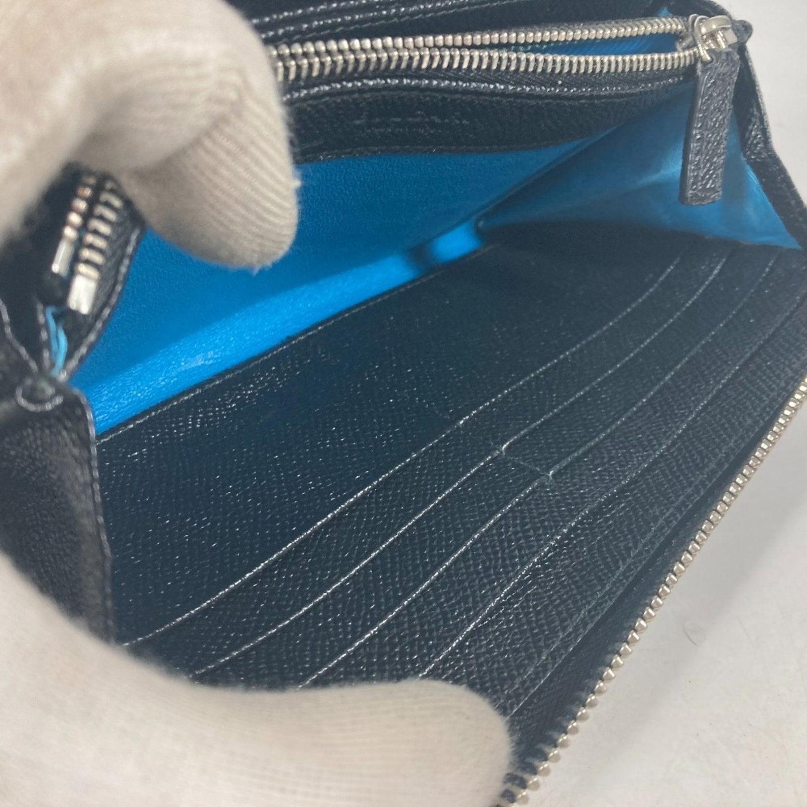 Long Bi fold Wallet Leather - 14