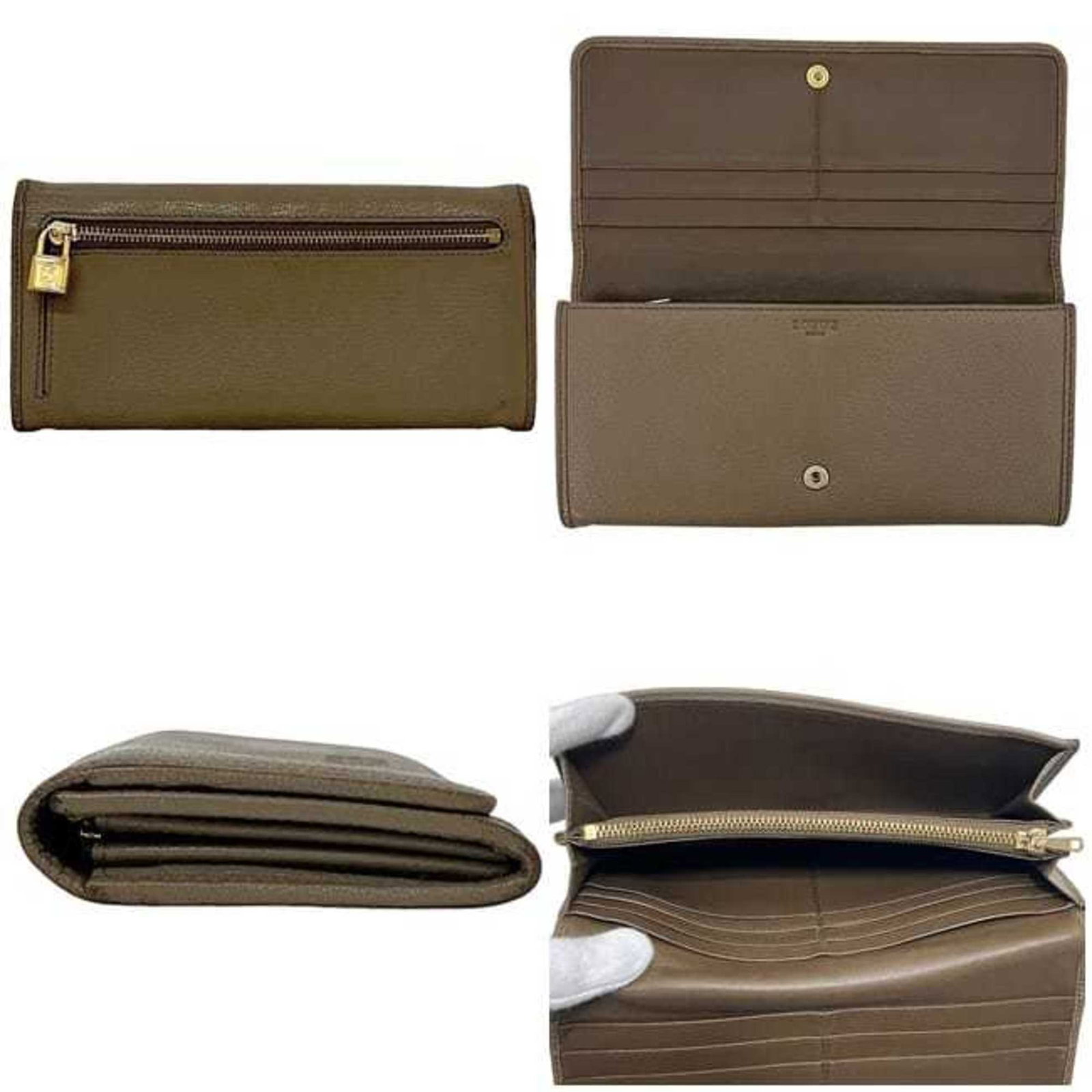 Long Wallet Bi Fold Leather - 3