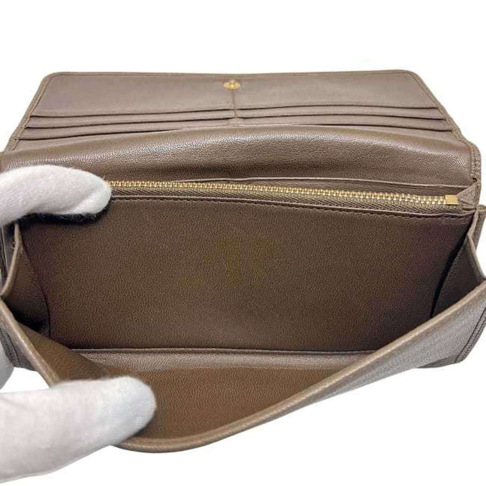 Long Wallet Bi Fold Leather - 5