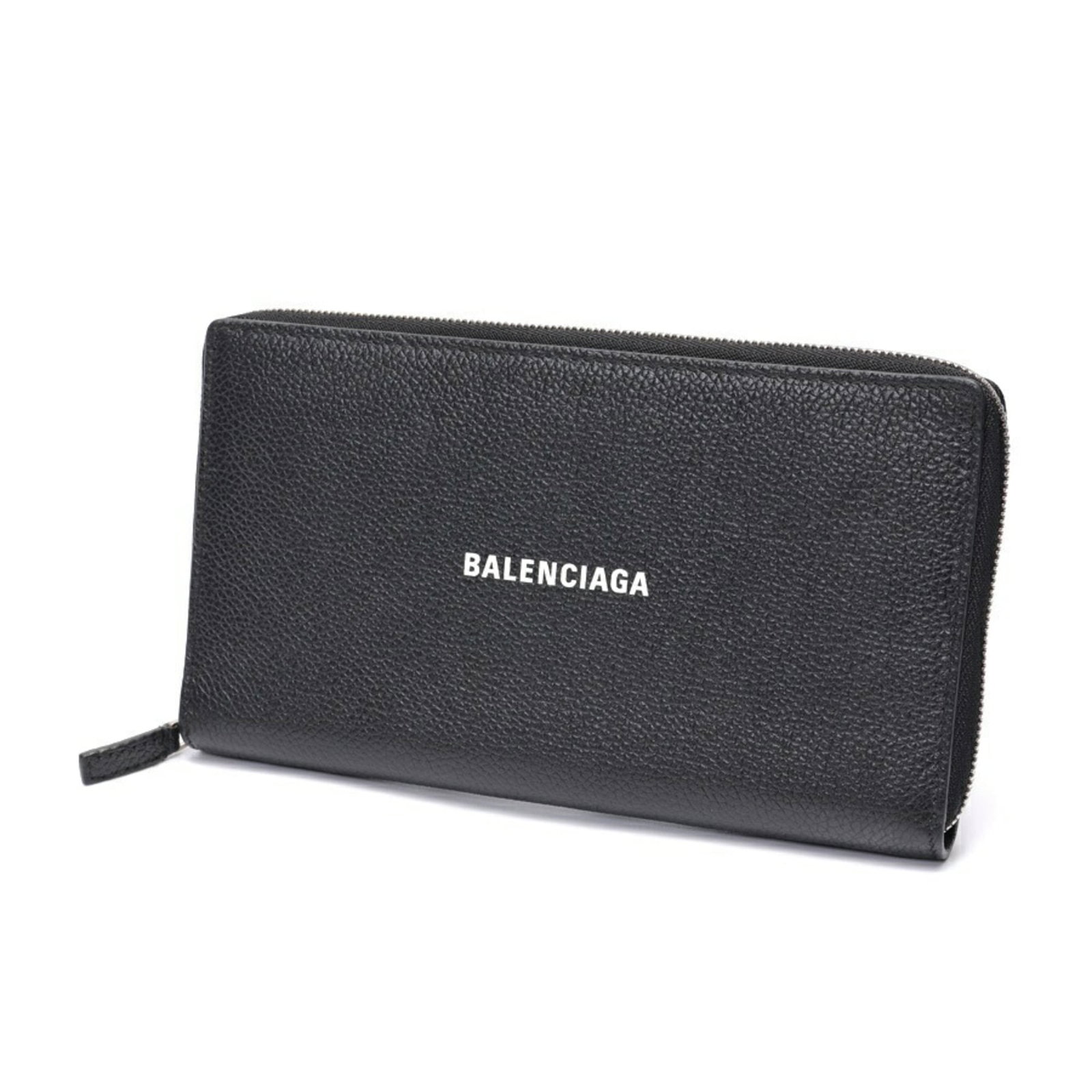 Balenciaga Long Wallet (Bi-Fold) Leather: Balenciaga Long Wallet (Bi-Fold) Leather The Balenciaga Long Wallet (Bi-Fold) Leather features sleek, high-quality leather construction with a classic bi-fold design. Measuring 10.5cm x 18.5cm x 2cm,