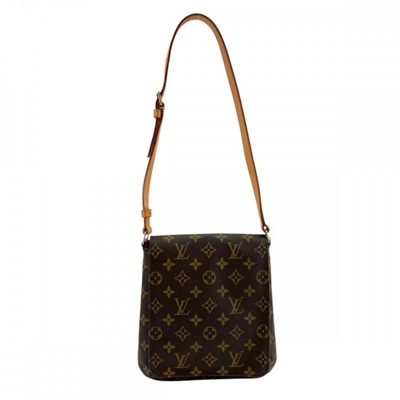 Shoulder Bag Monogram Canvas by Louis Vuitton: Shoulder Bag Monogram Canvas by Louis Vuitton Monogram Canvas by Louis Vuitton, a timeless shoulder bag in rich brown leather. This iconic design features the signature monogram pattern, crafted from