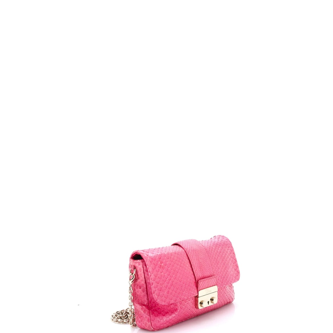 Christian Dior Miss Dior Flap Bag Python Medium - 2