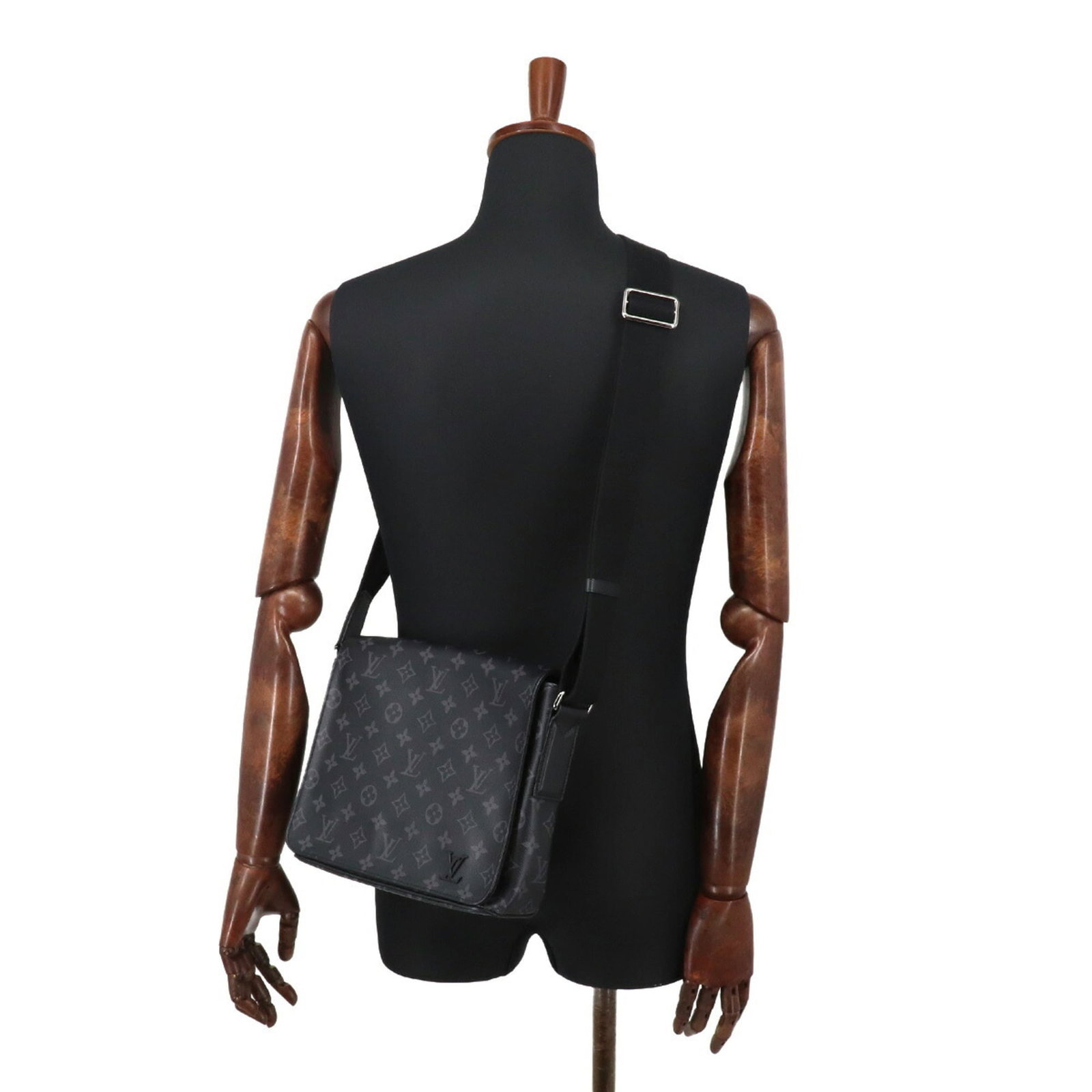 Canvas Monogram Eclipse Handbag Vuitton Shoulder Louis - 10