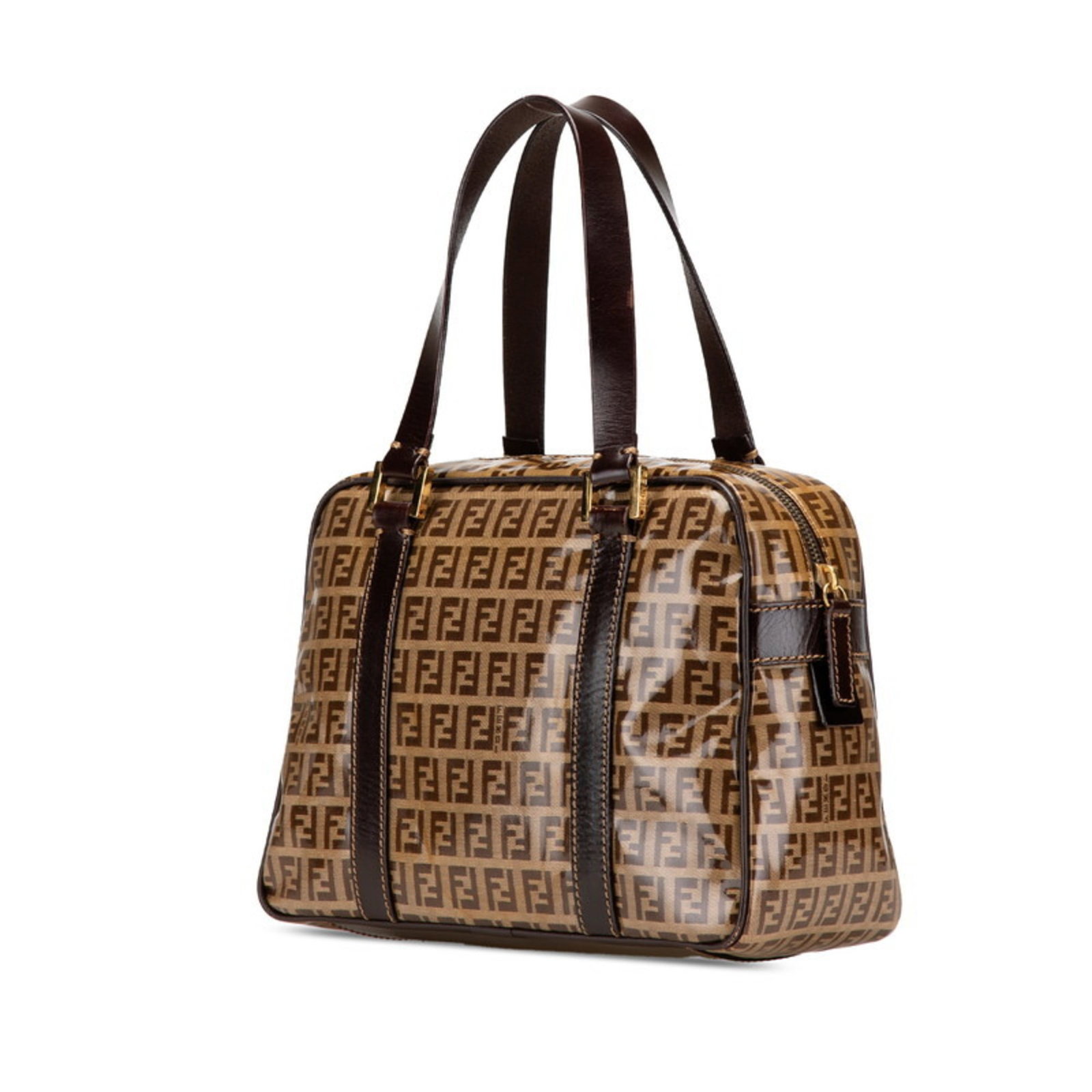 Handbag Fendi Leather Canvas - 2