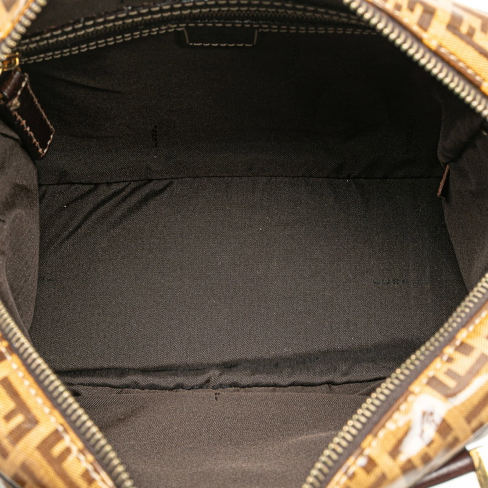 Handbag Fendi Leather Canvas - 7