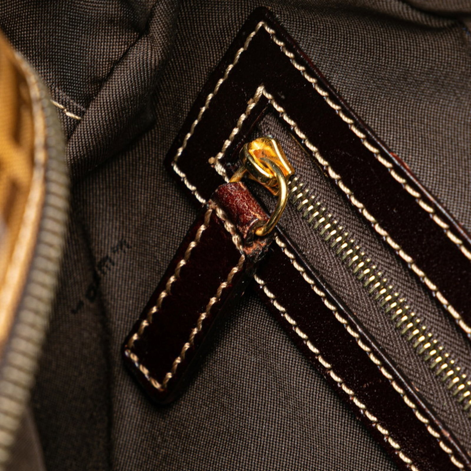 Handbag Fendi Leather Canvas - 8