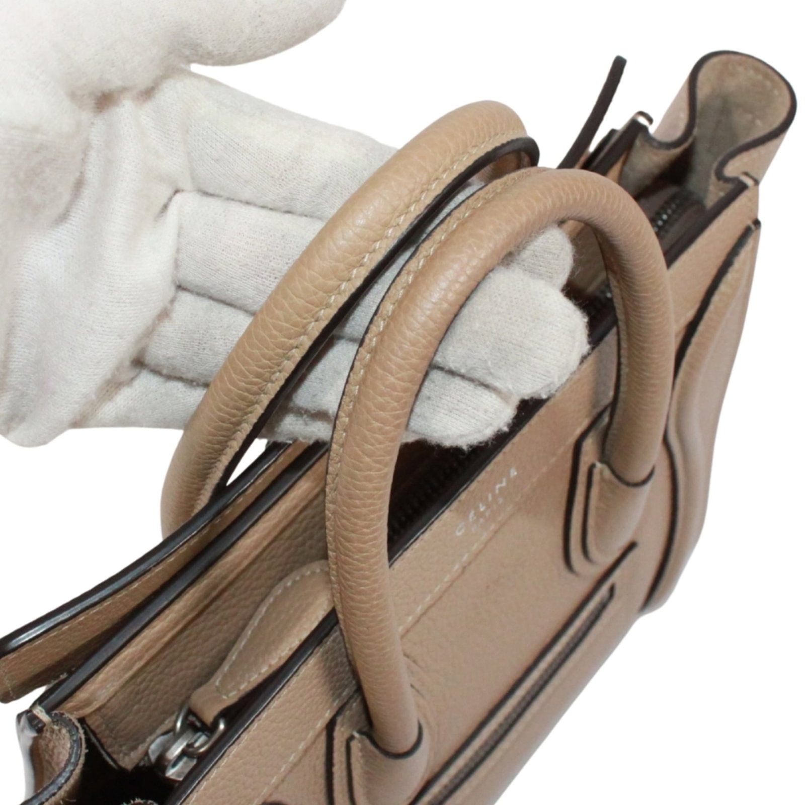 Handbag Celine Leather - 12