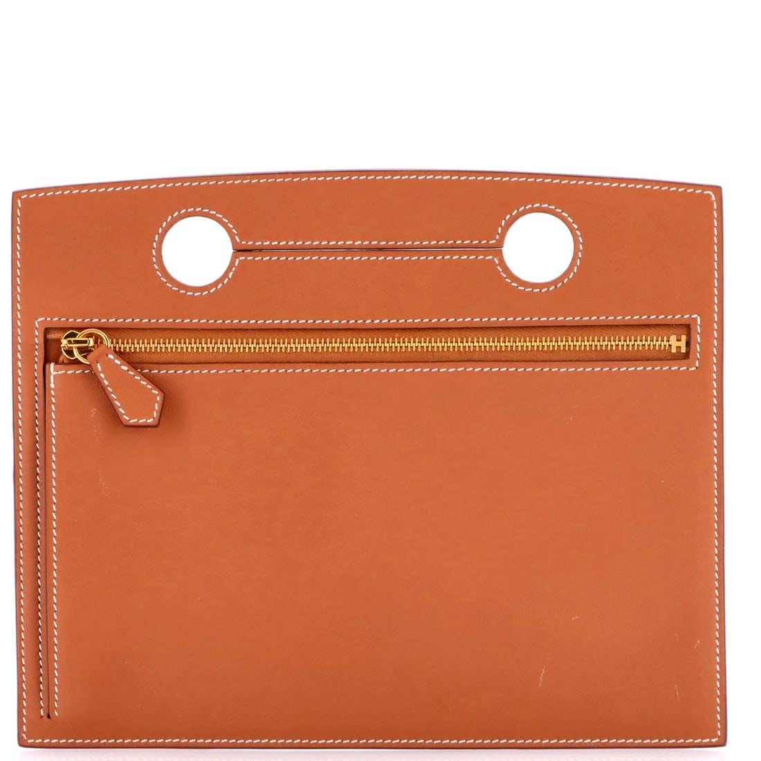Hermes Backpocket Pouch Swift 25: Hermes Backpocket Pouch Swift 25 The Hermes Backpocket Pouch Swift 25 boasts a timeless design with clean lines and classic proportions. Measuring 6.5" in height, 8" in width, and 1" in depth, this