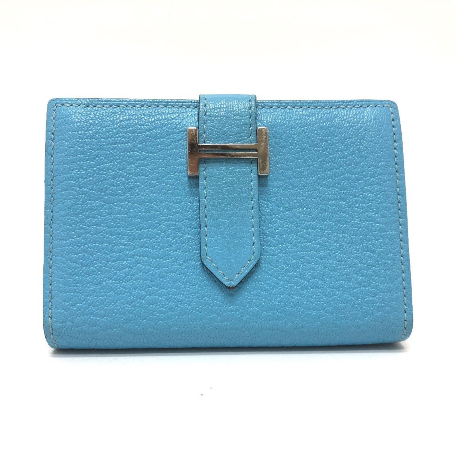 Chevre Leather Card Case Hermes Coromandel (1 of 12)