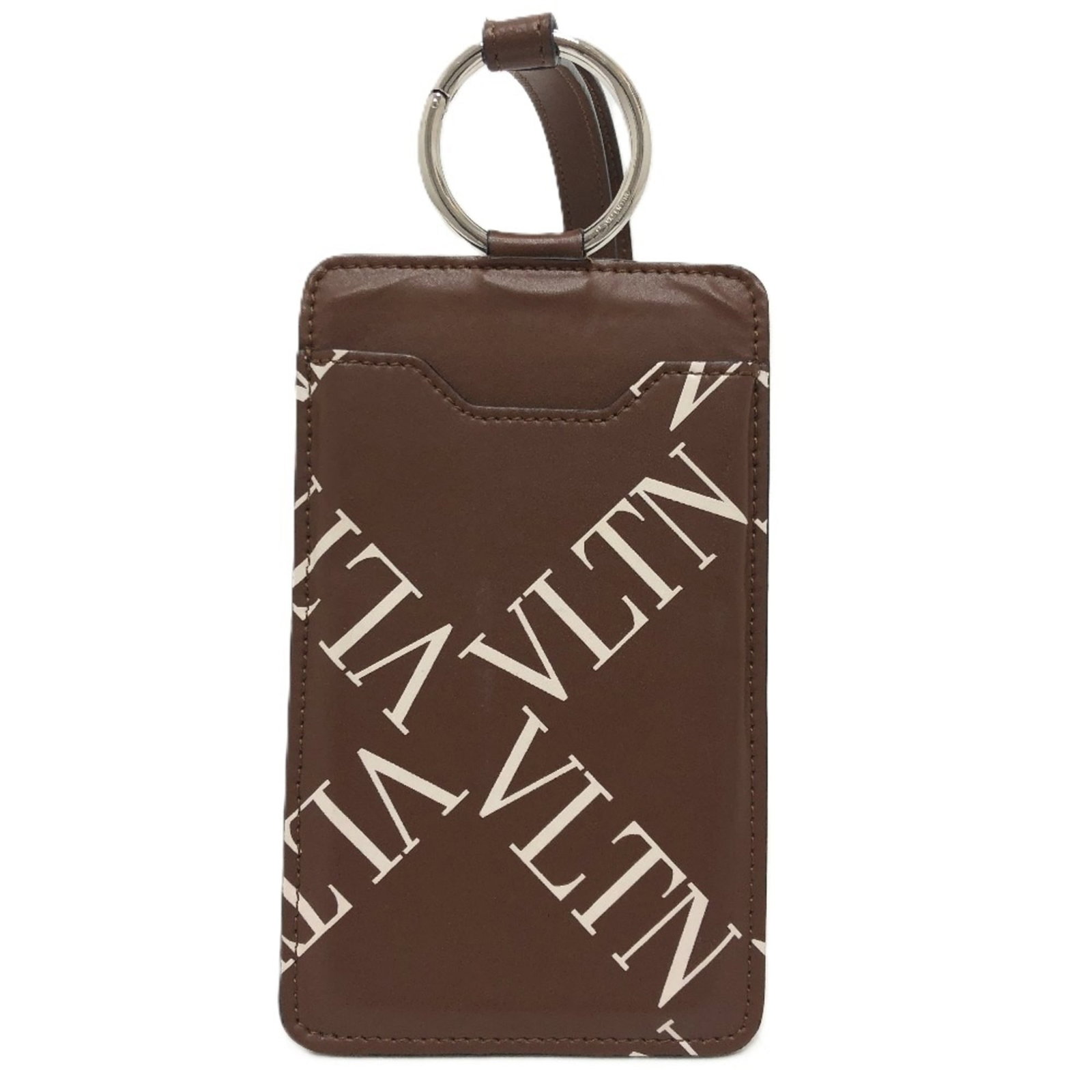 Valentino Shoulder Bag Leather: Valentino Shoulder Bag Leather Brown leather shoulder bag from Valentino, measuring 17cm x 10cm x 5.00mm. This classic design features a timeless combination of style and simplicity, with clean lines 