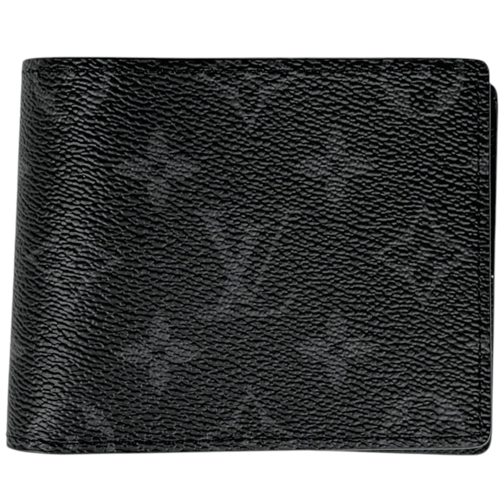 Vuitton Louis Eclipse Monogram Bi Fold Wallet: Vuitton Louis Eclipse Monogram Bi Fold Wallet The Louis Vuitton Louis Eclipse Monogram Bi Fold Wallet boasts sleek, modern design with the iconic Monogram Eclipse pattern in black. Its compact size an