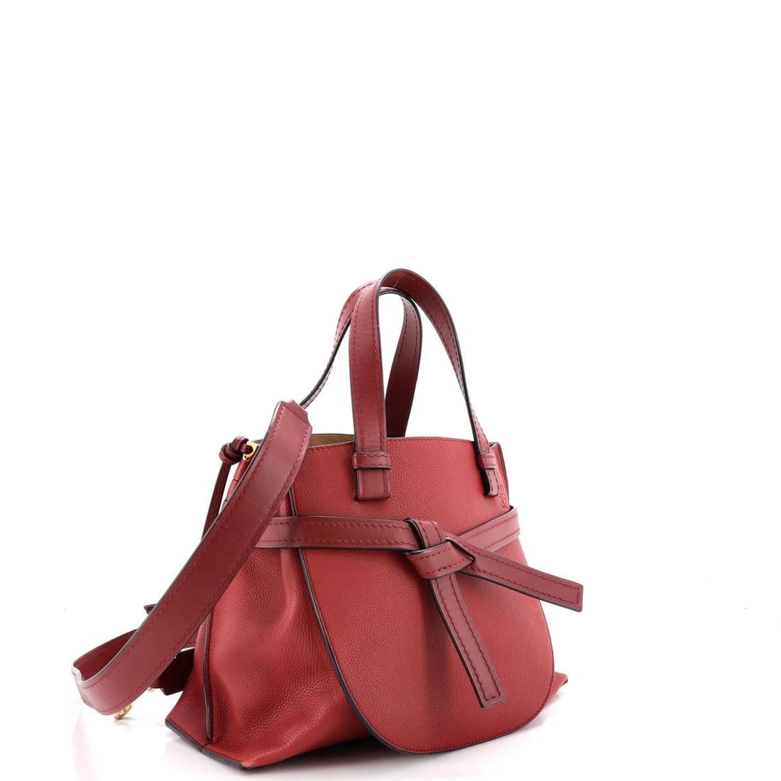 Leather Small Loewe Gate Tote - 2