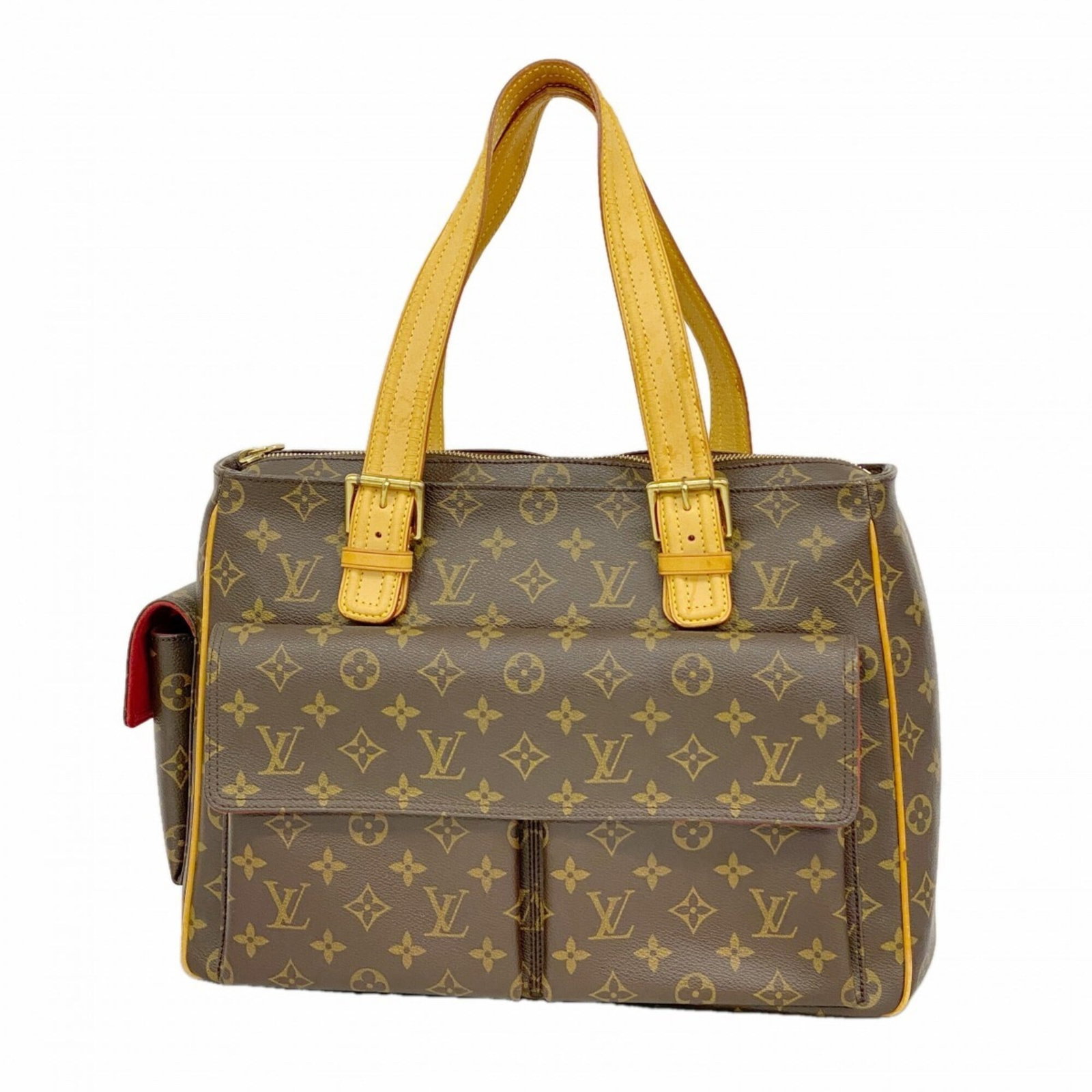 Louis Vuitton Tote Bag: Louis Vuitton Tote Bag Brown Louis Vuitton Tote Bag with classic design, measuring 28cm x 37cm x 12cm. This stylish bag features the iconic monogram pattern and a sturdy construction that makes it per