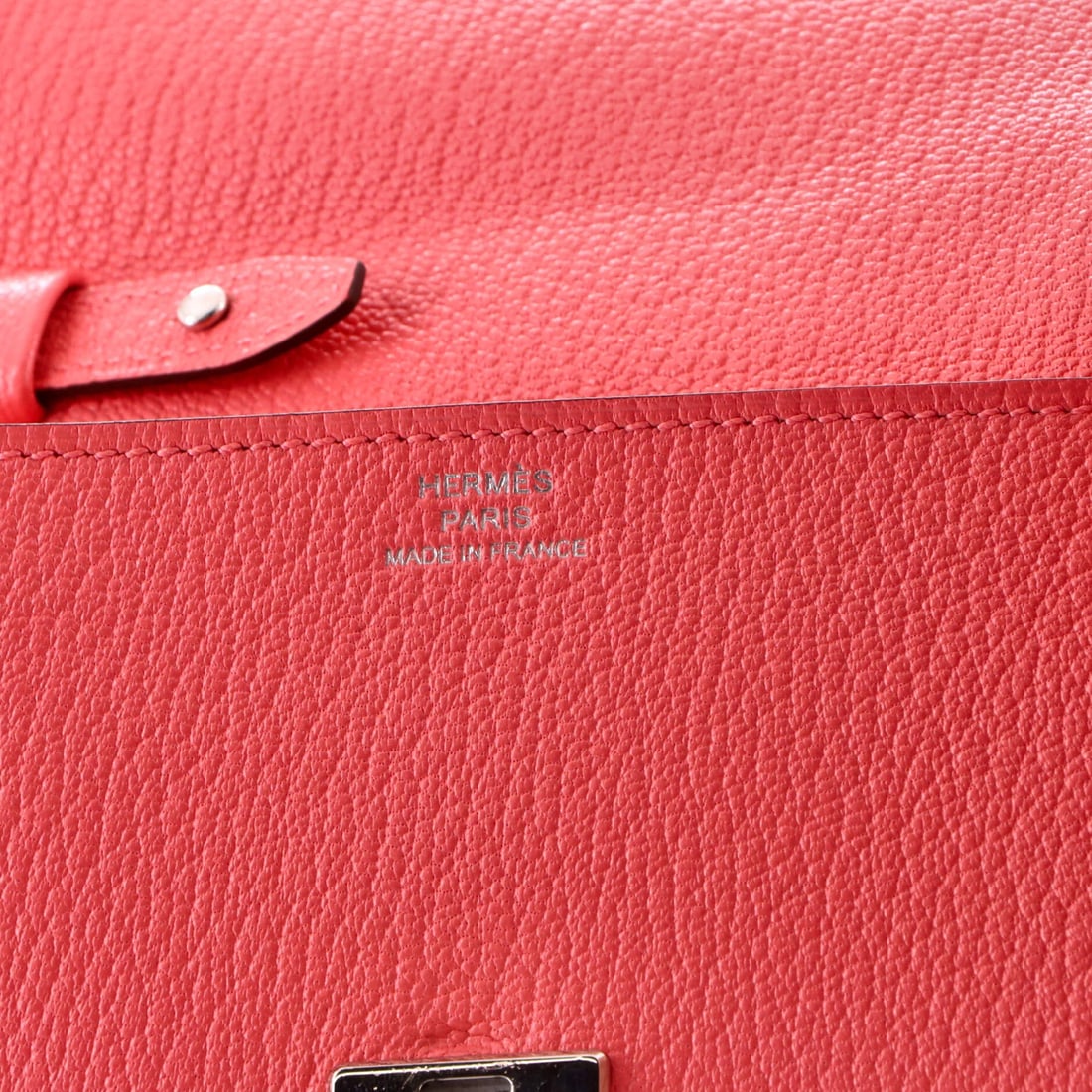 Chevre Mysore Strap Wallet Clic Hermes - 7