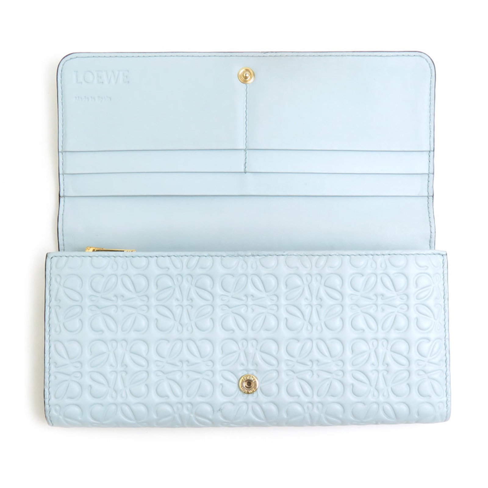 Long Wallet Bi Fold Leather - 3