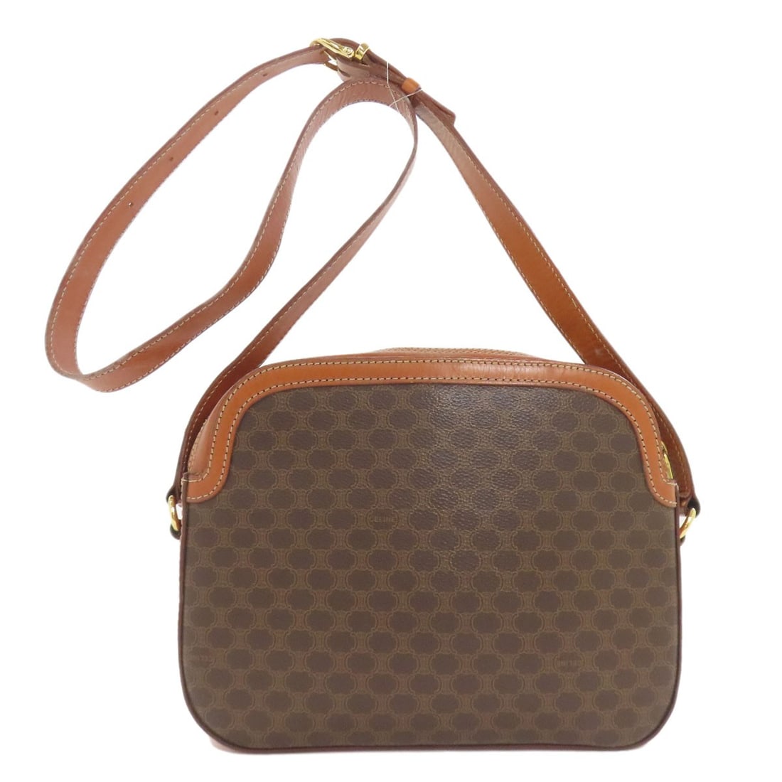 Macadam Pattern Celine Pvc Shoulder Bag - 2