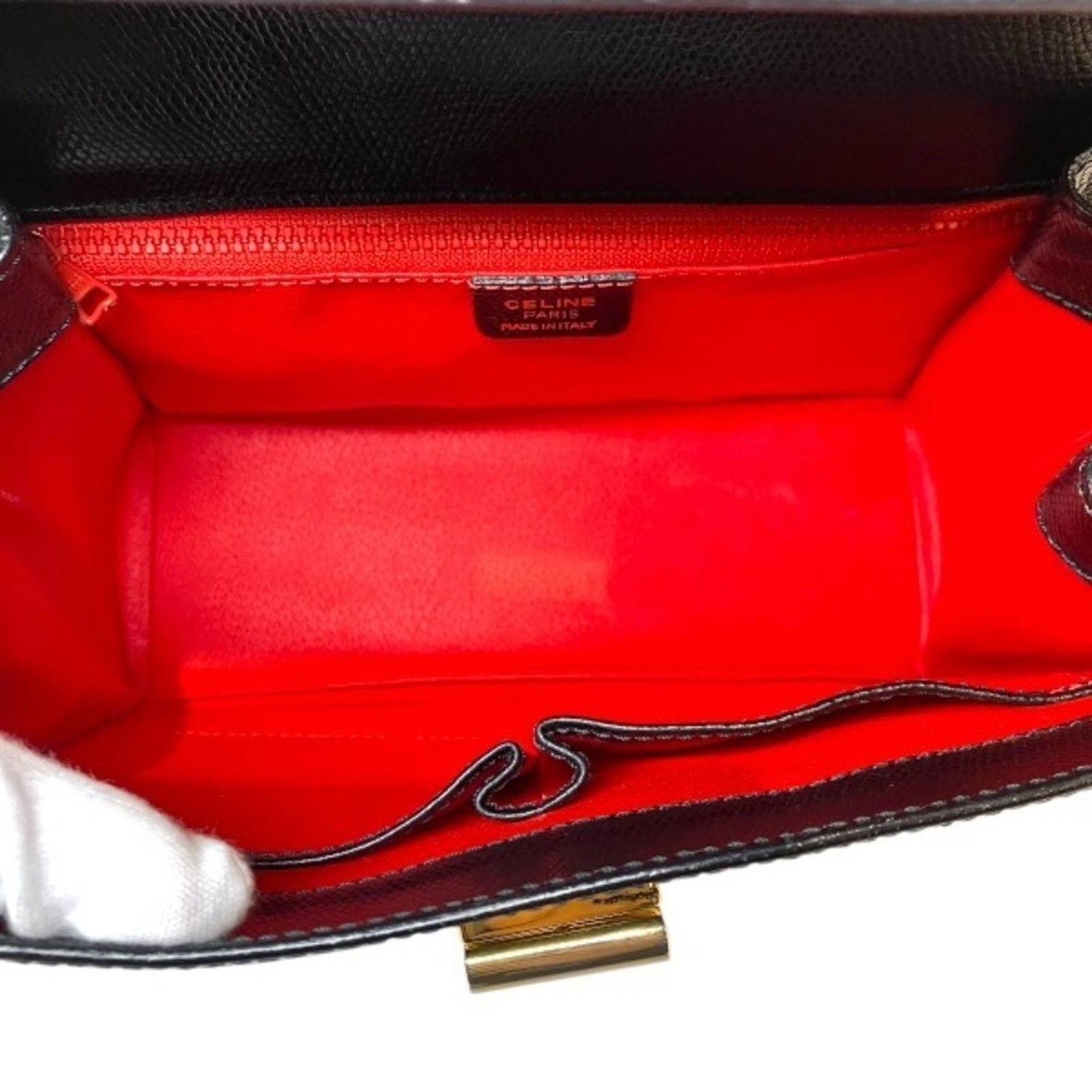 Handbag Celine Leather - 6