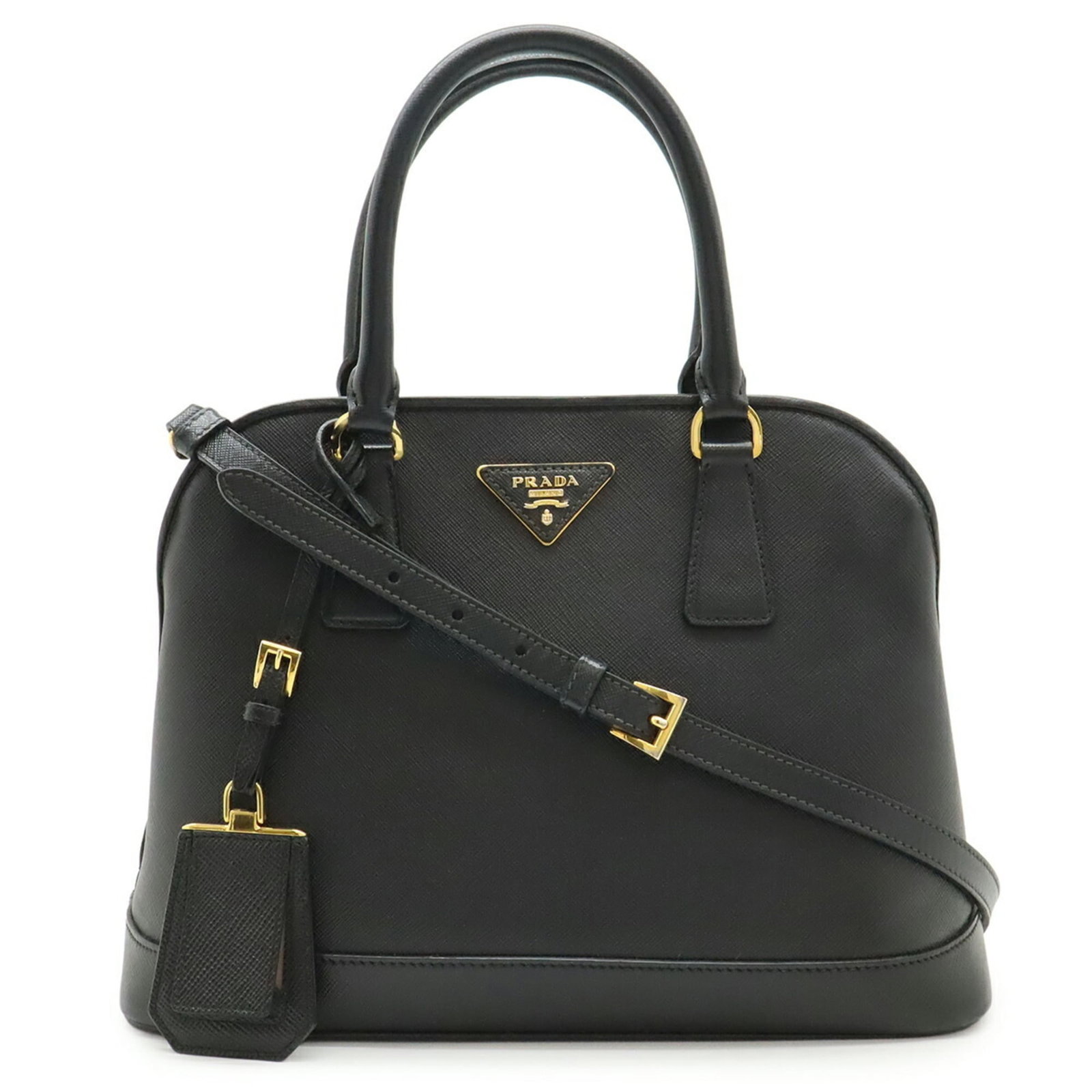 Shoulder Bag Prada Leather Handbag: Shoulder Bag Prada Leather Handbag Black, Nero Prada Leather Shoulder Bag with Classic Design. This sleek shoulder bag features premium leather construction and a timeless design that exudes