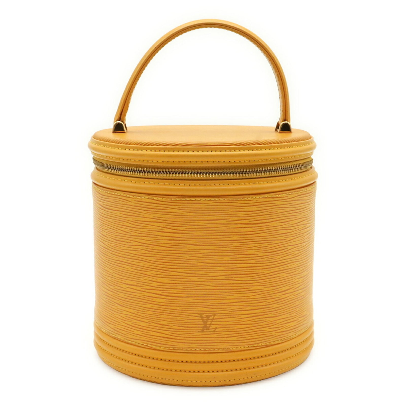 Louis Vuitton Handbag Vanity Bag Epi Leather: Louis Vuitton Handbag Vanity Bag Epi Leather Yellow Epi Leather Louis Vuitton Handbag Vanity Bag, 20cm x 19cm x 18cm. This Louis Vuitton handbag vanity bag features the iconic Epi leather material