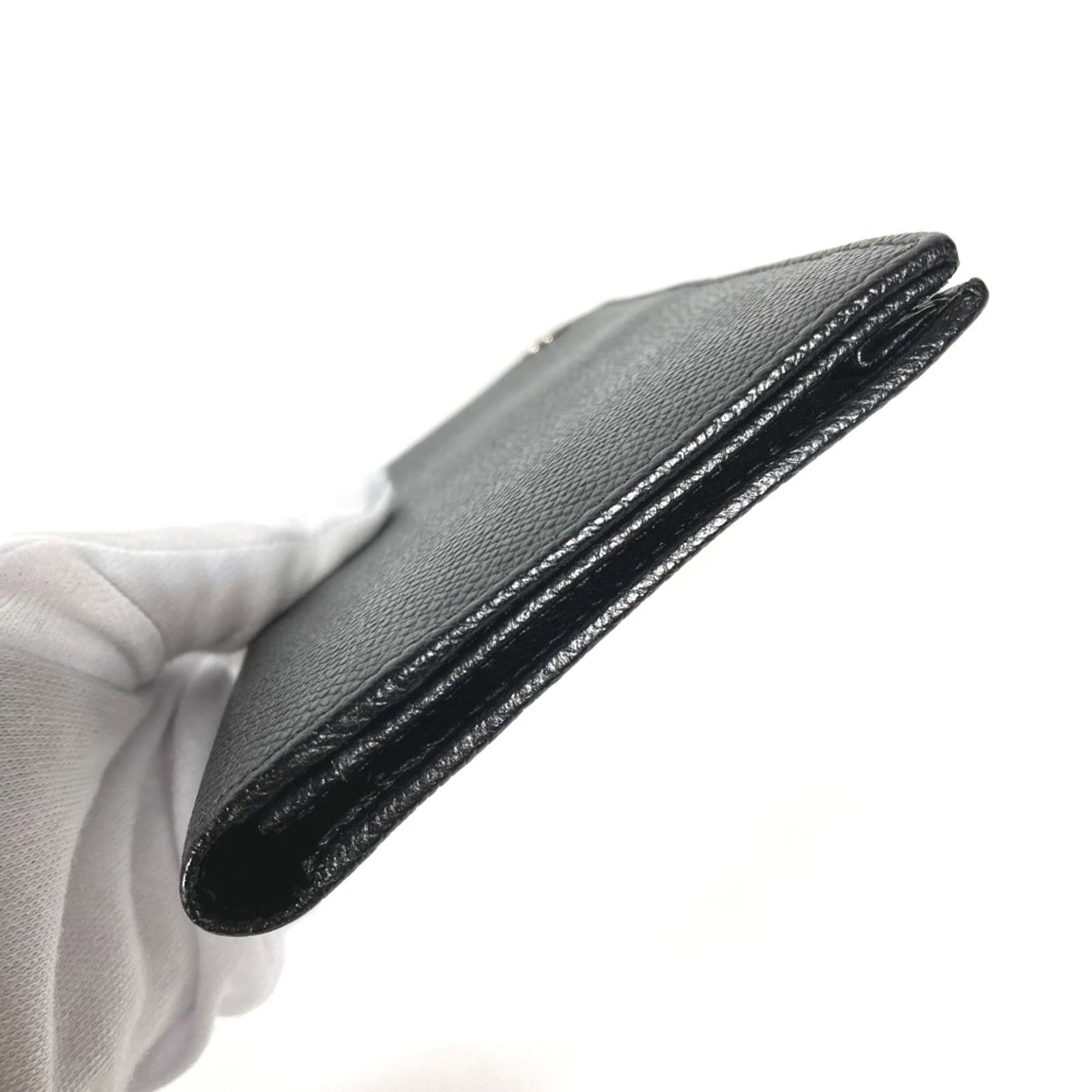 Long Bi fold Wallet Leather - 4
