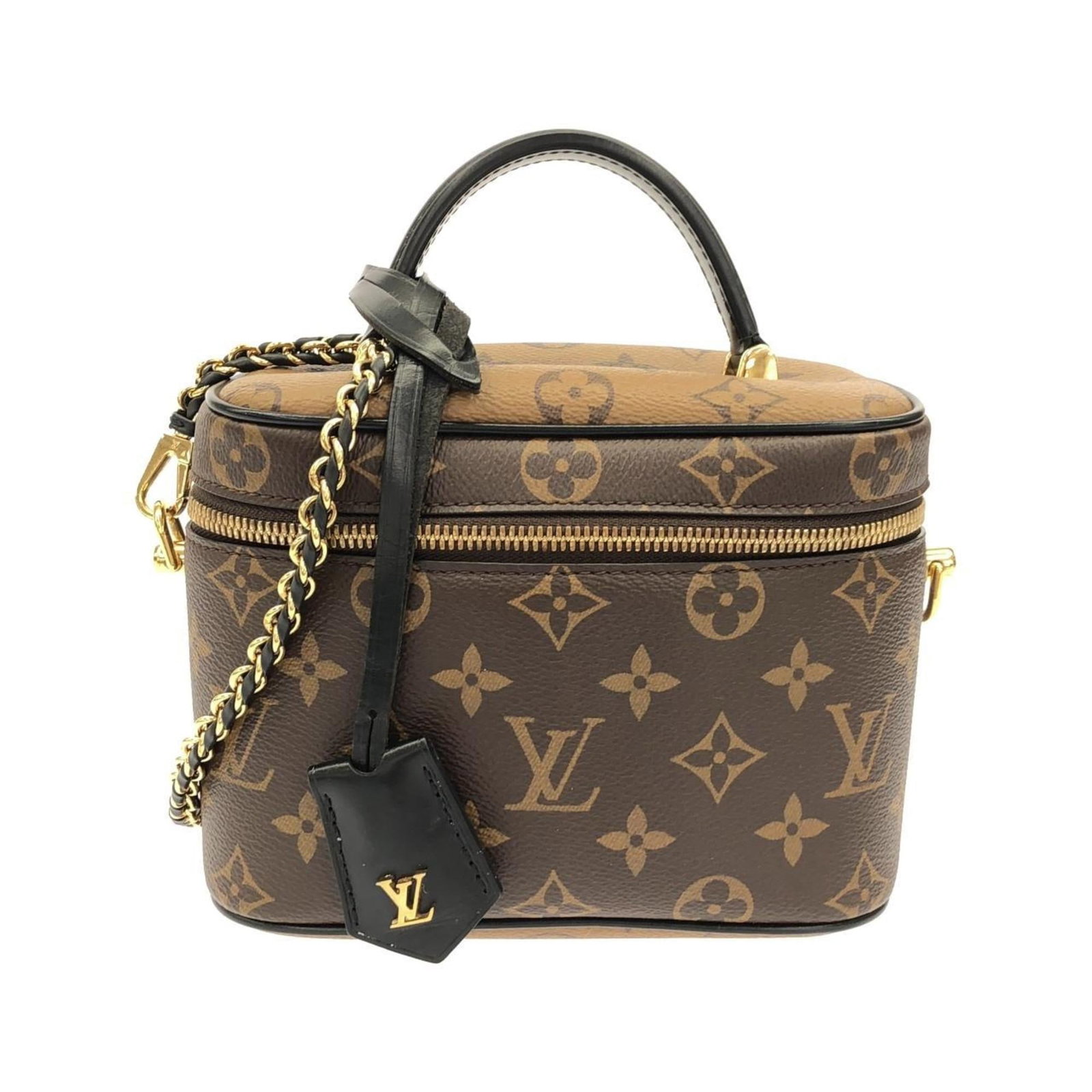 Canvas coated handbag vanity bag Louis Vuitton (1 of 8)