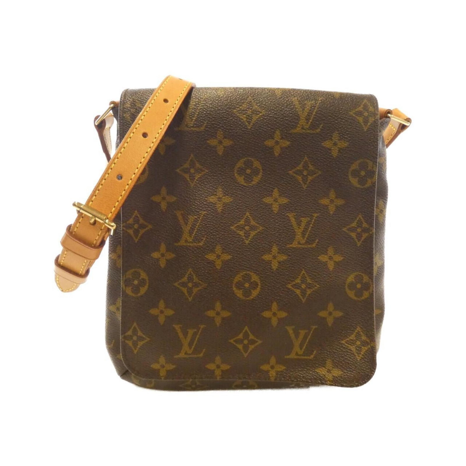 Shoulder Bag Monogram By Louis Vuitton: Shoulder Bag Monogram By Louis Vuitton Monogram pattern adds visual interest to the classic design of this Louis Vuitton shoulder bag. The gold monogram hardware and maroon color create a