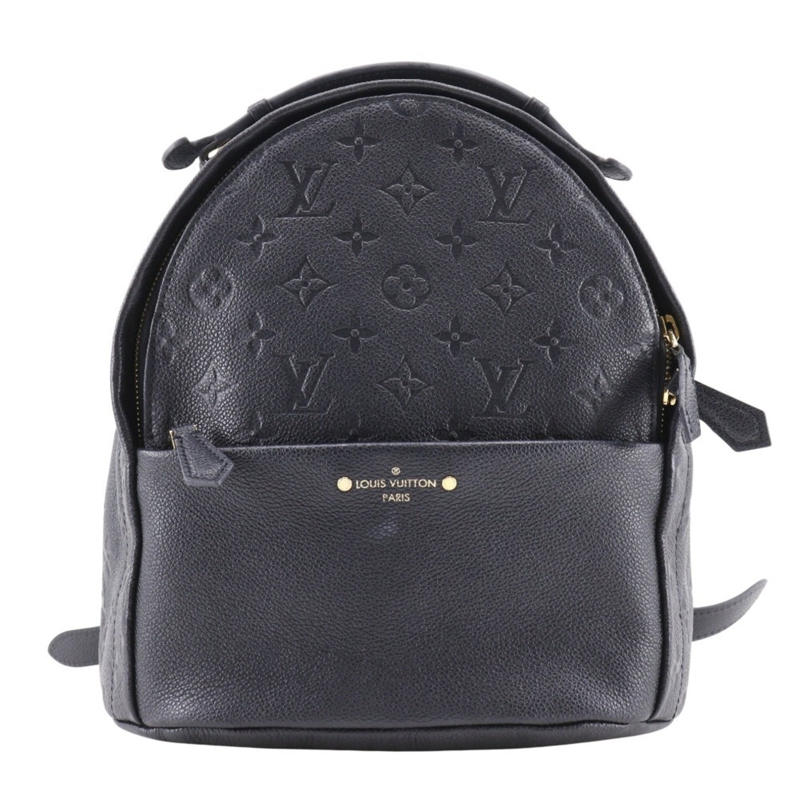 Louis Vuitton Empreinte Backpack Monogram: Louis Vuitton Empreinte Backpack Monogram The Louis Vuitton Empreinte Backpack Monogram in black features the iconic monogram Empreinte pattern, adding a touch of luxury to any outfit. This stylish