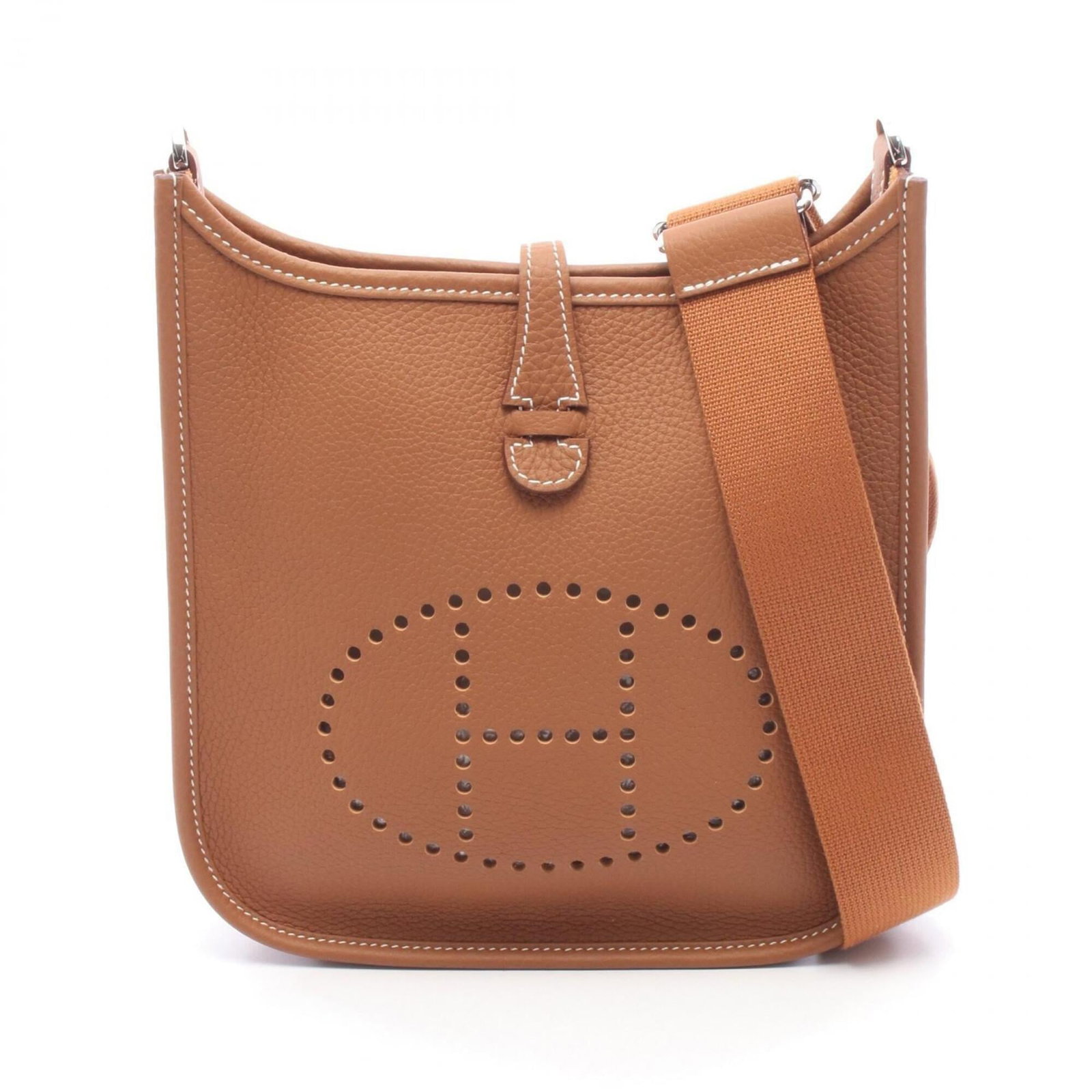 Clemence Handbag Leather Taurillon Shoulder Bag: Clemence Handbag Leather Taurillon Shoulder Bag The Clemence Handbag Leather Taurillon Shoulder Bag boasts its signature Taurillon clemence leather, a distinctive material known for its exceptional
