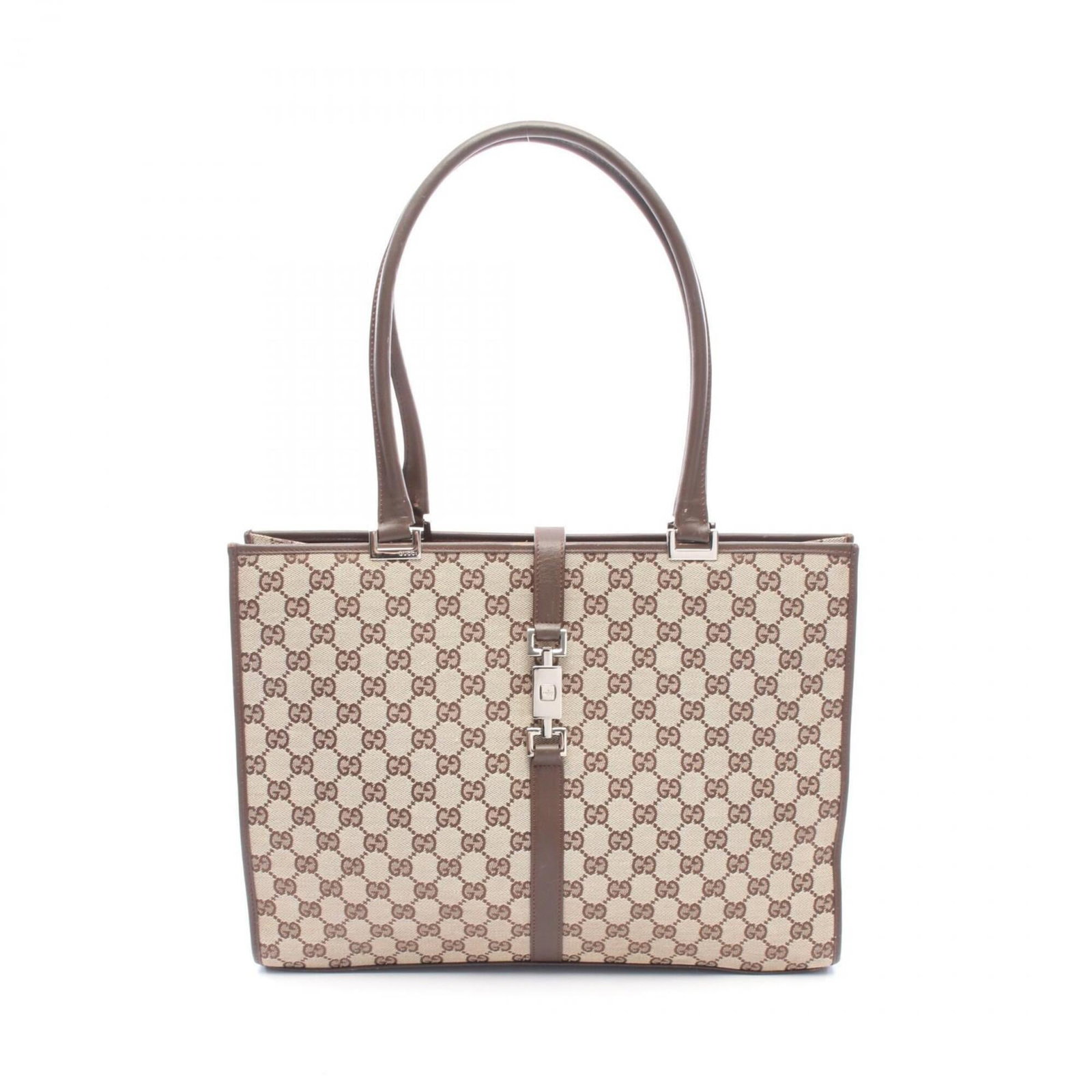 Gucci Handbag Tote Bag Gg Canvas Leather: Gucci Handbag Tote Bag Gg Canvas Leather Gucci Handbag Tote Bag in Beige and Brown GG Canvas Leather. This classic tote features the iconic Gucci GG canvas leather design, with a timeless beige and br