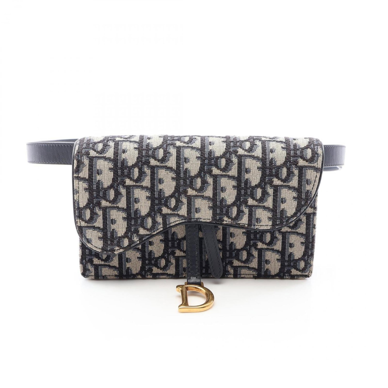 Canvas Leather Saddle Bag Handbag Christian Dior Fanny Pack (1 of 8)