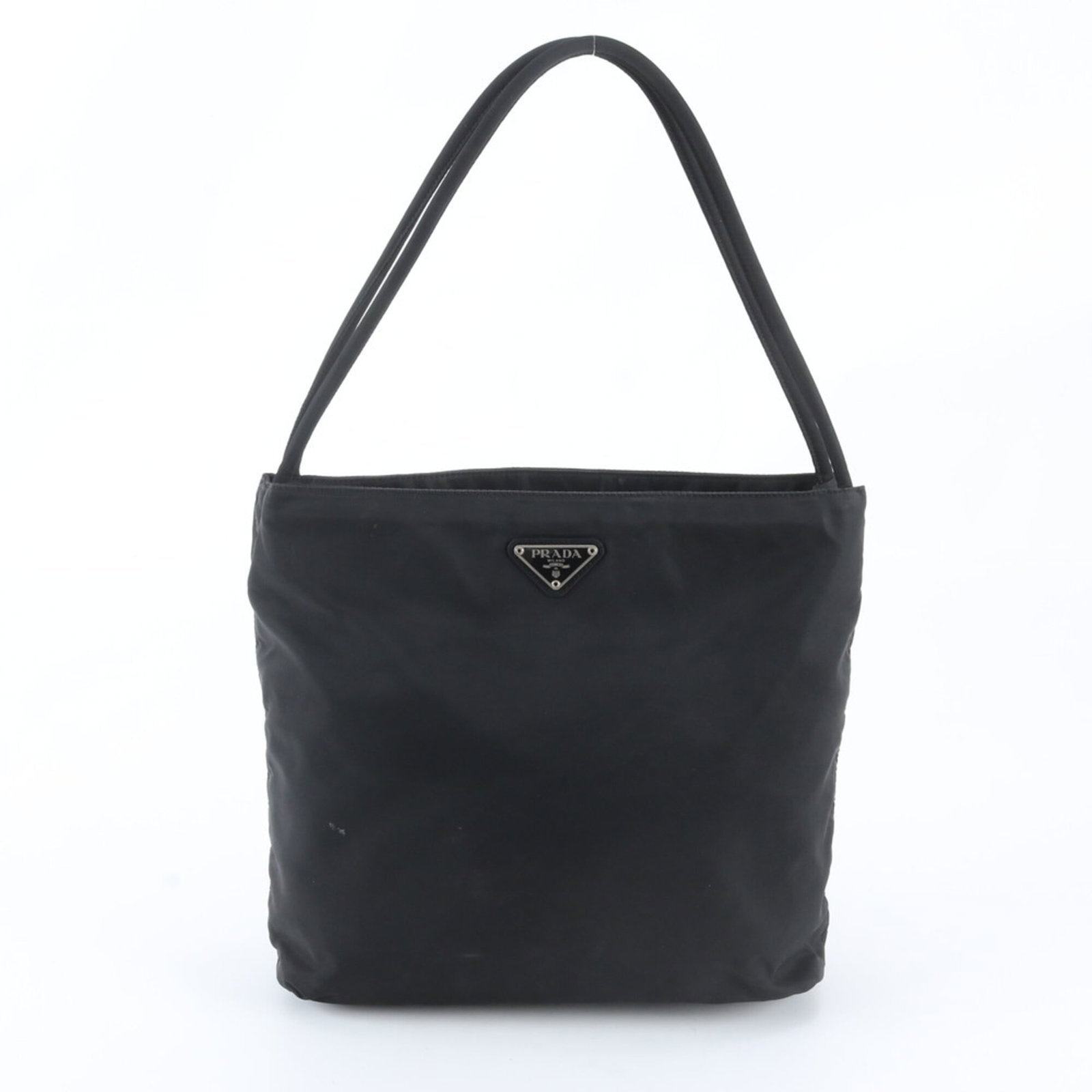 Prada Handbag Shoulder Bag Tote Bag: Prada Handbag Shoulder Bag Tote Bag Black Prada Country of Origin Italy Handbag Shoulder Bag Tote Bag measures 26cm x 27cm x 7cm. This sleek and stylish tote bag features a classic design with clean